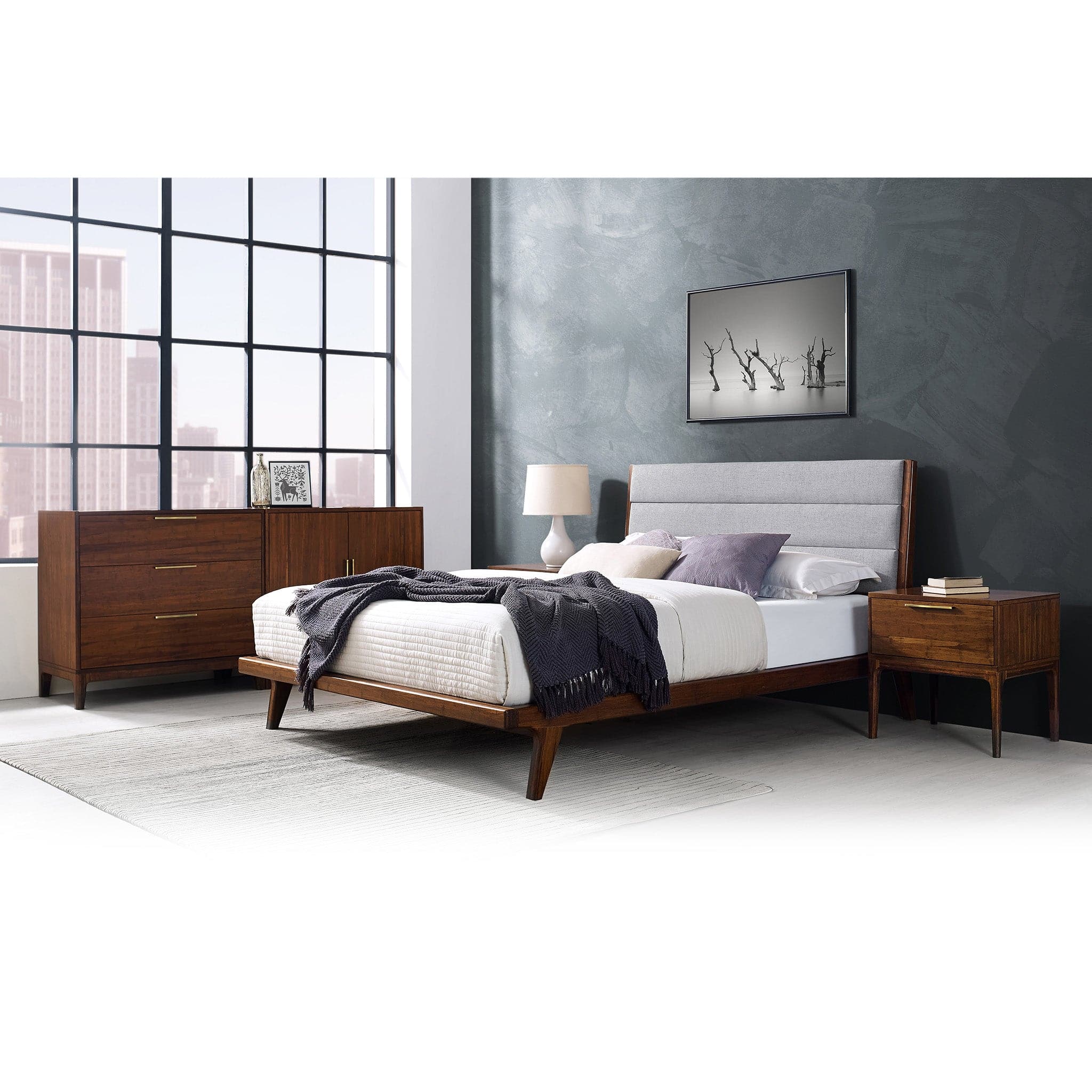 Mercury Upholstered Platform Bed、mySite、neckold