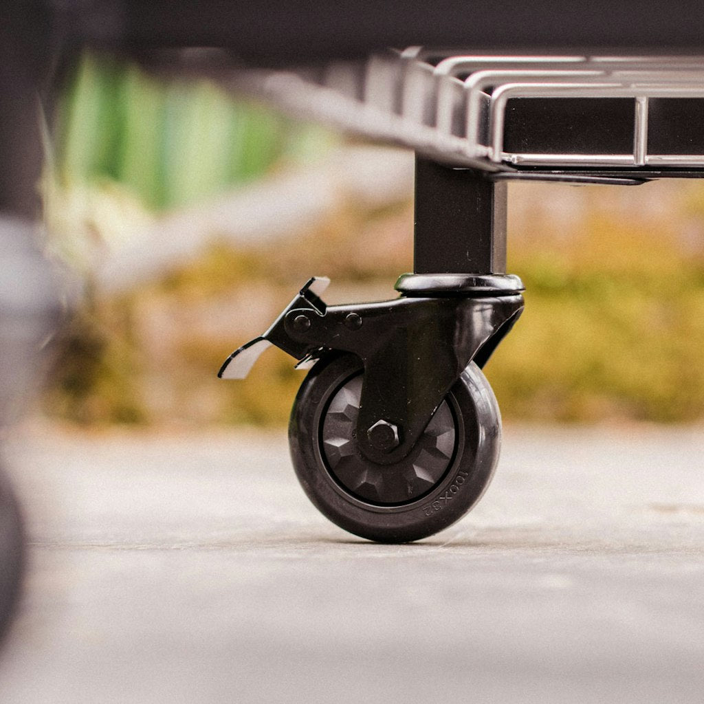 Big Green Egg Modular Nest With Foldable Acacia Shelves、mySite、noshort