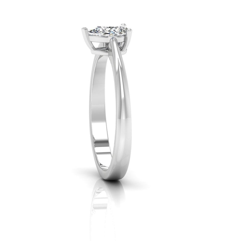 Petite Pear Solitaire Moissanite Engagement Ring、mySite、hinf8tx79