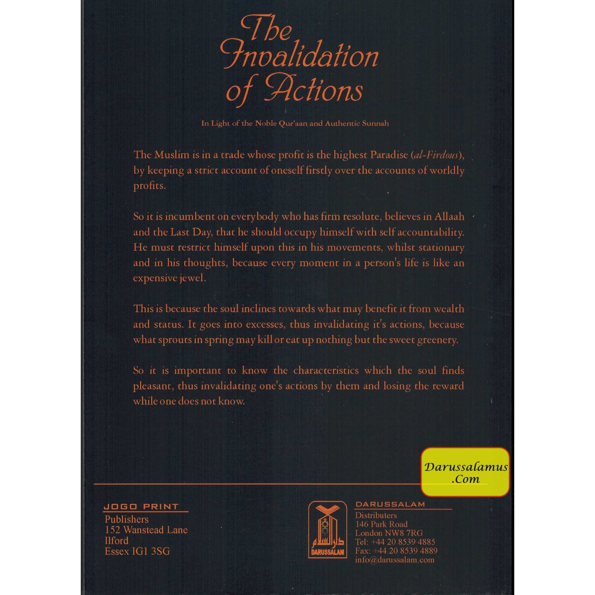 The Invalidation of Actions By Shaykh Saleem ibn Eid Al-Hilaali、mySite、topwebapps