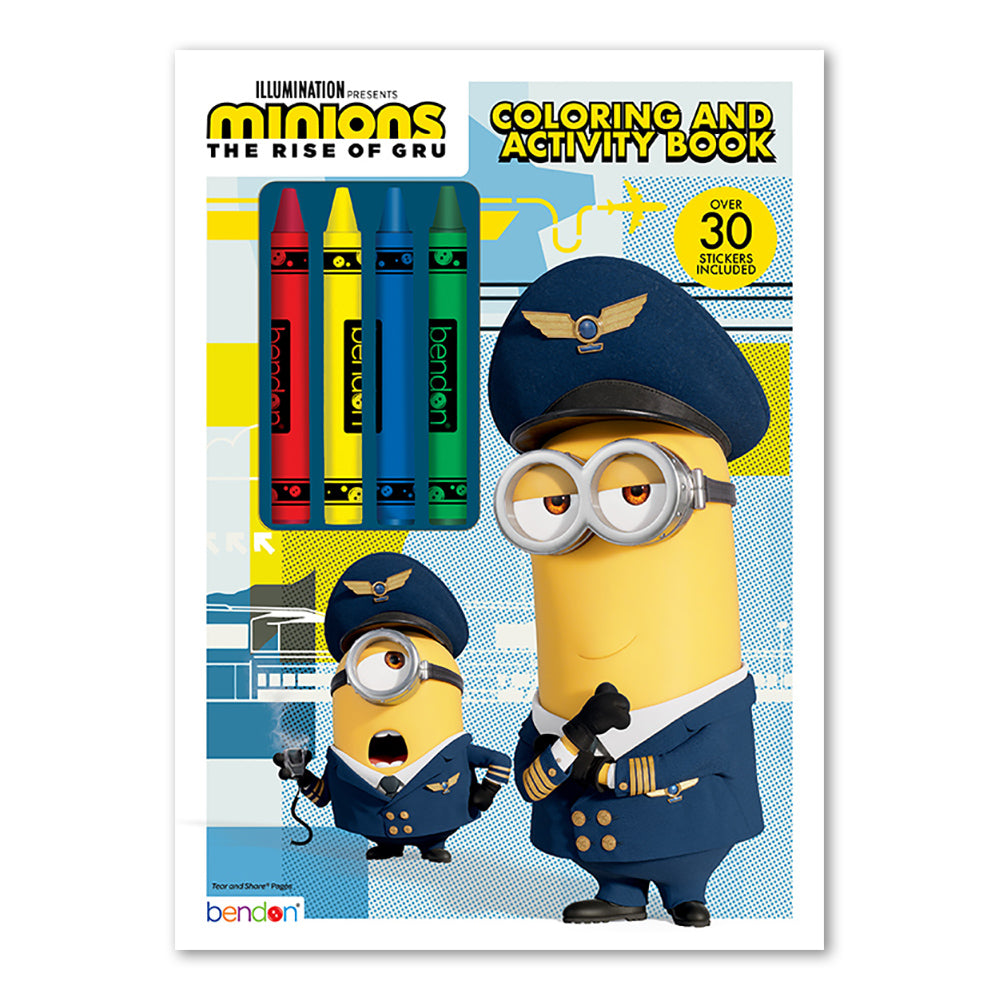  Minions The Rise of Gru Coloring & Activity Book with Stickers、mySite、ghnorth