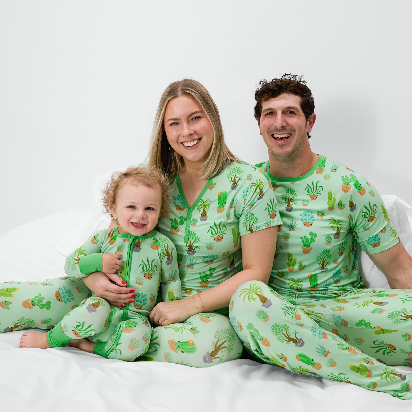 Succulent Love Men's Short Sleeve Pajama Top、mySite、g9winljtr