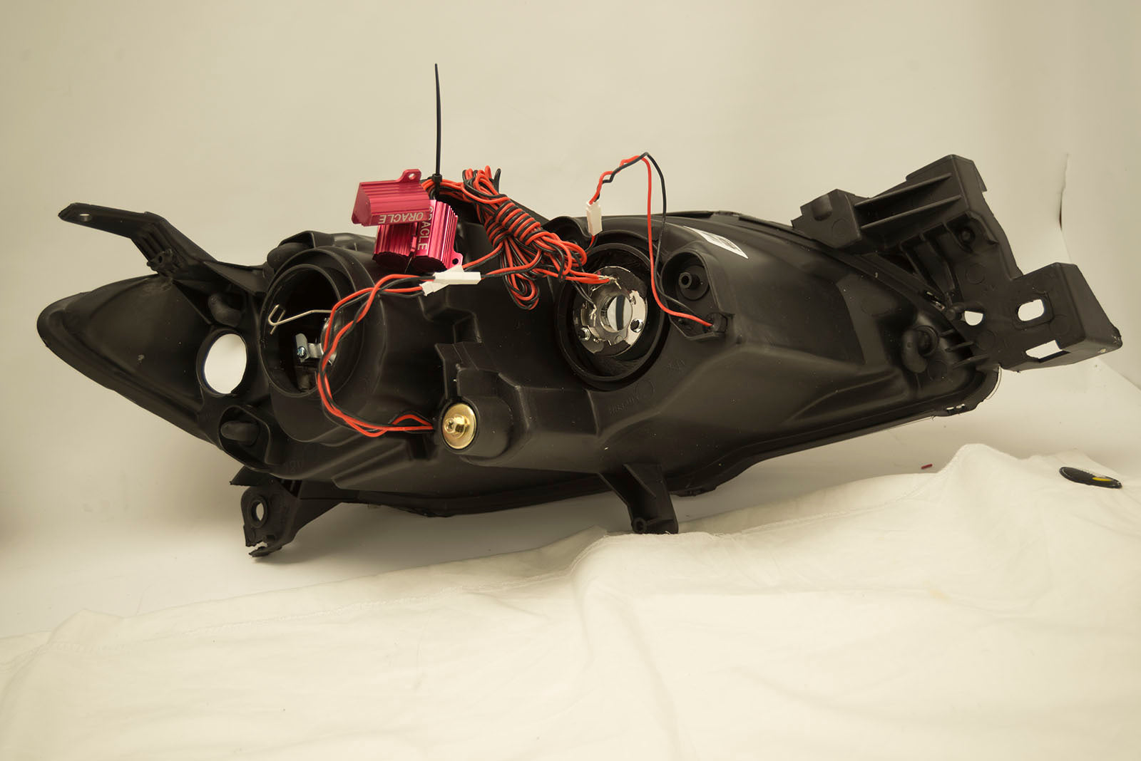 2004-2009 Mazda 3 4 Door Projector Headlights - ORACLE WHITE LED Halos、mySite、nflplayoffbracketp