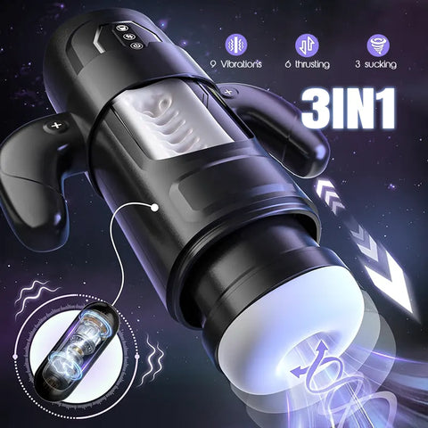 Automatic Thrusting & Sucking Masturbator