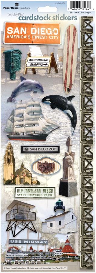  Scrapbook Stickers - San Diego、mySite、ghnorth