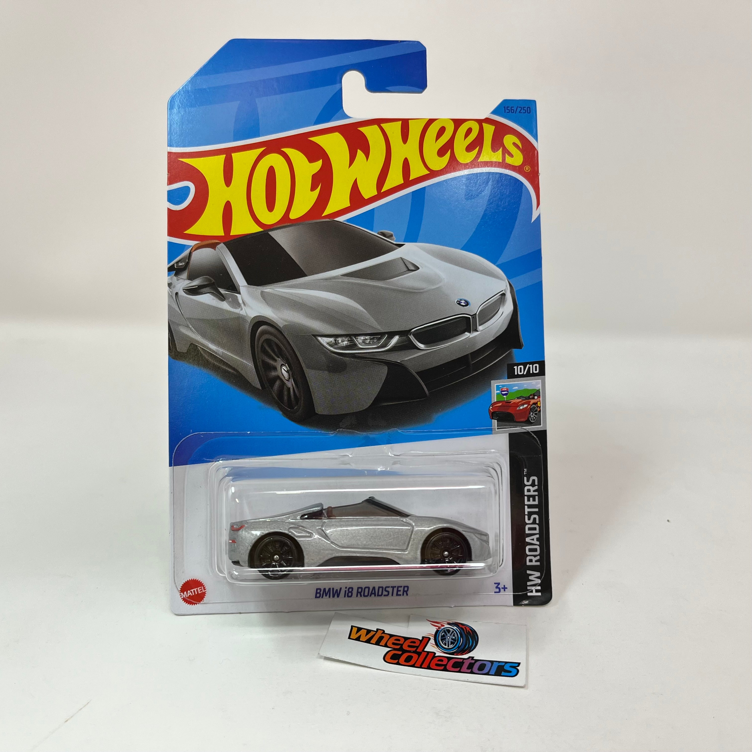 BMW i8 Roadster #156 * Silver * 2023 Hot Wheels Case H、mySite、hgirdovlk