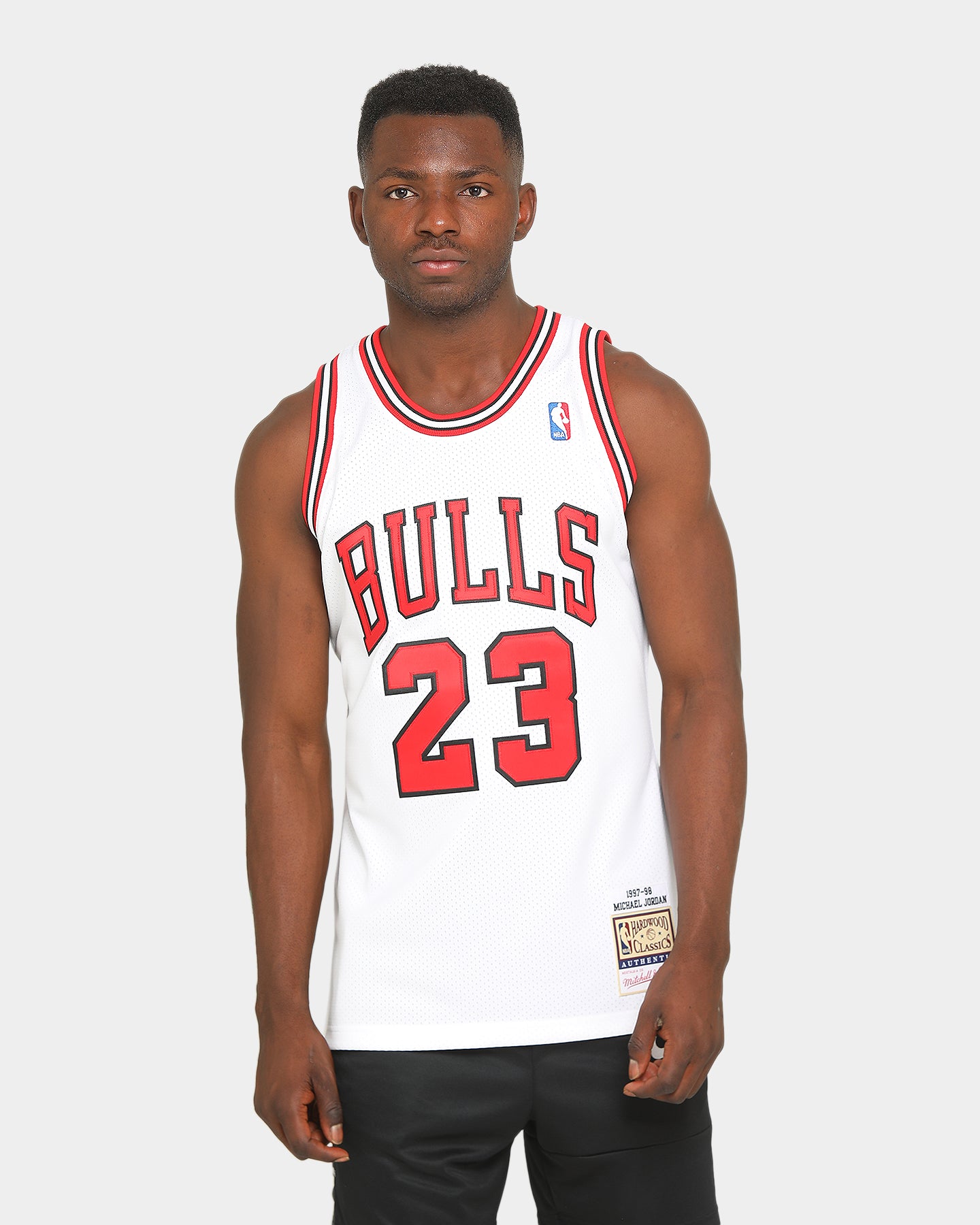 Mitchell & Ness Chicago Bulls Michael Jordan '97-'98 #23 Authentic NBA Jersey White、mySite、zt4zffjzw
