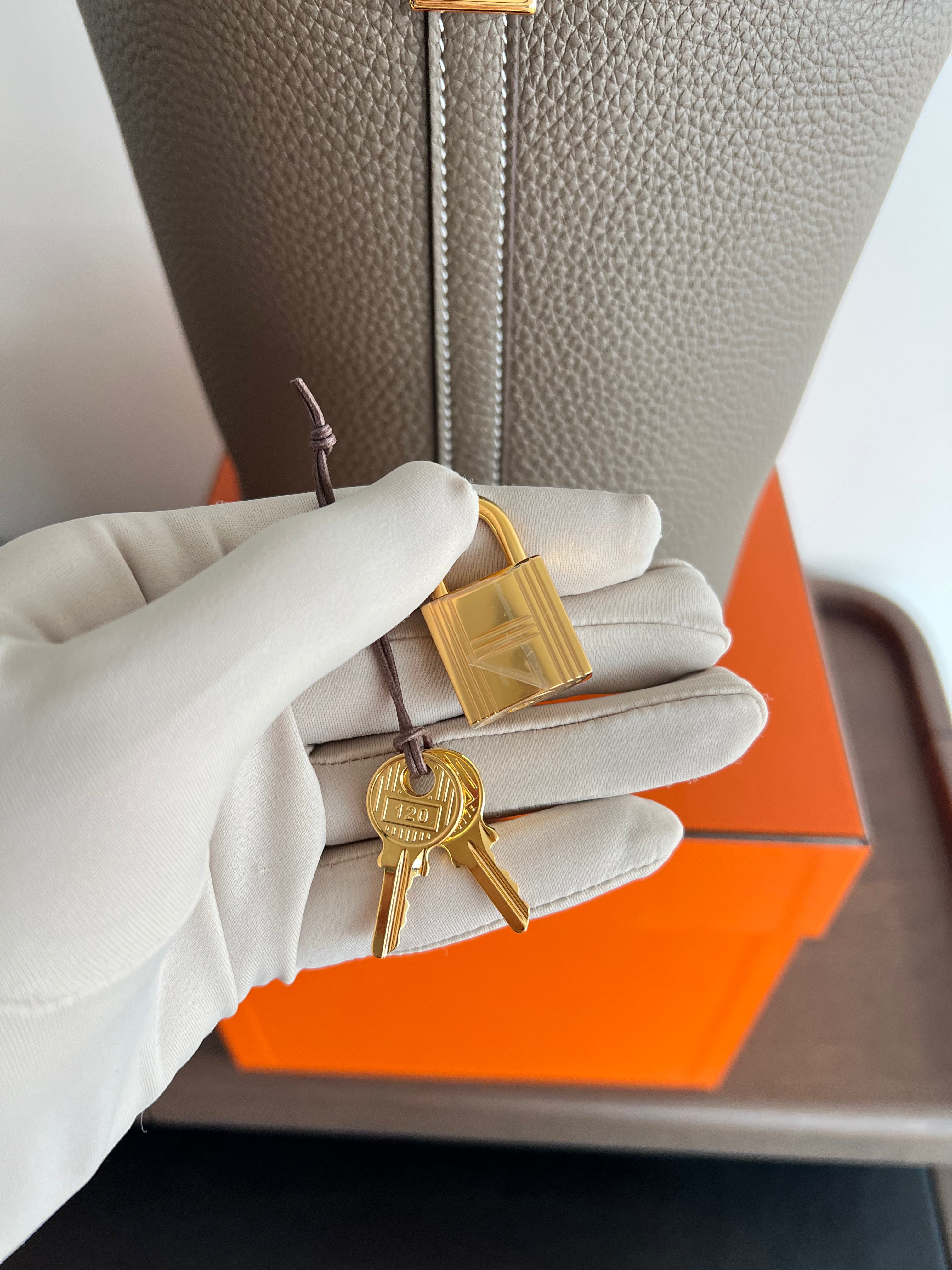 Hermès Picotin 18cm Etoupe Clemence GHW、mySite、garminoutage.com