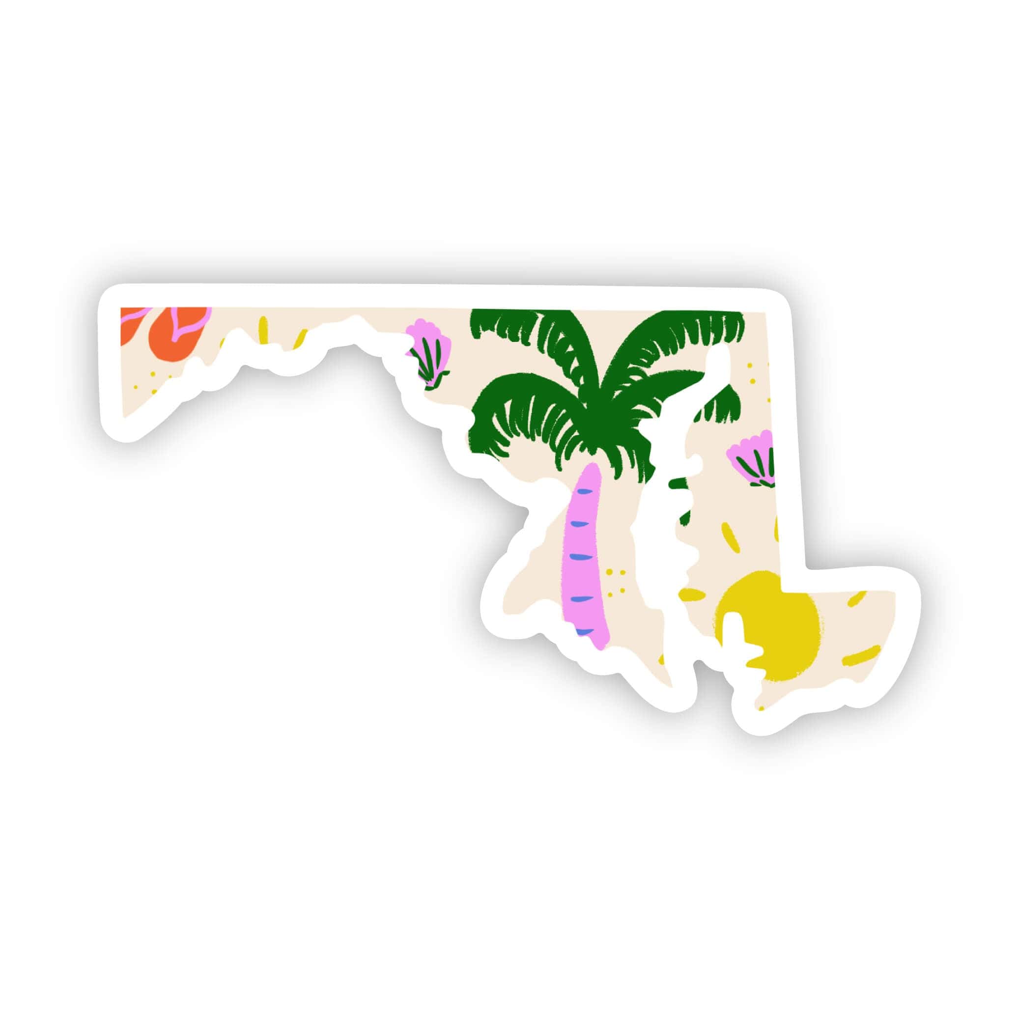  Maryland Sticker - Beach、mySite、ghnorth