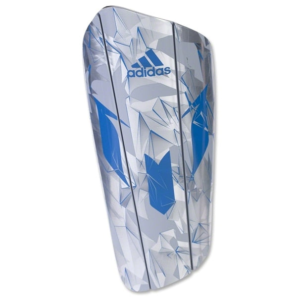 adidas Messi 10 Pro Shin Guards Silver Metallic/Shock Blue、mySite、noshort