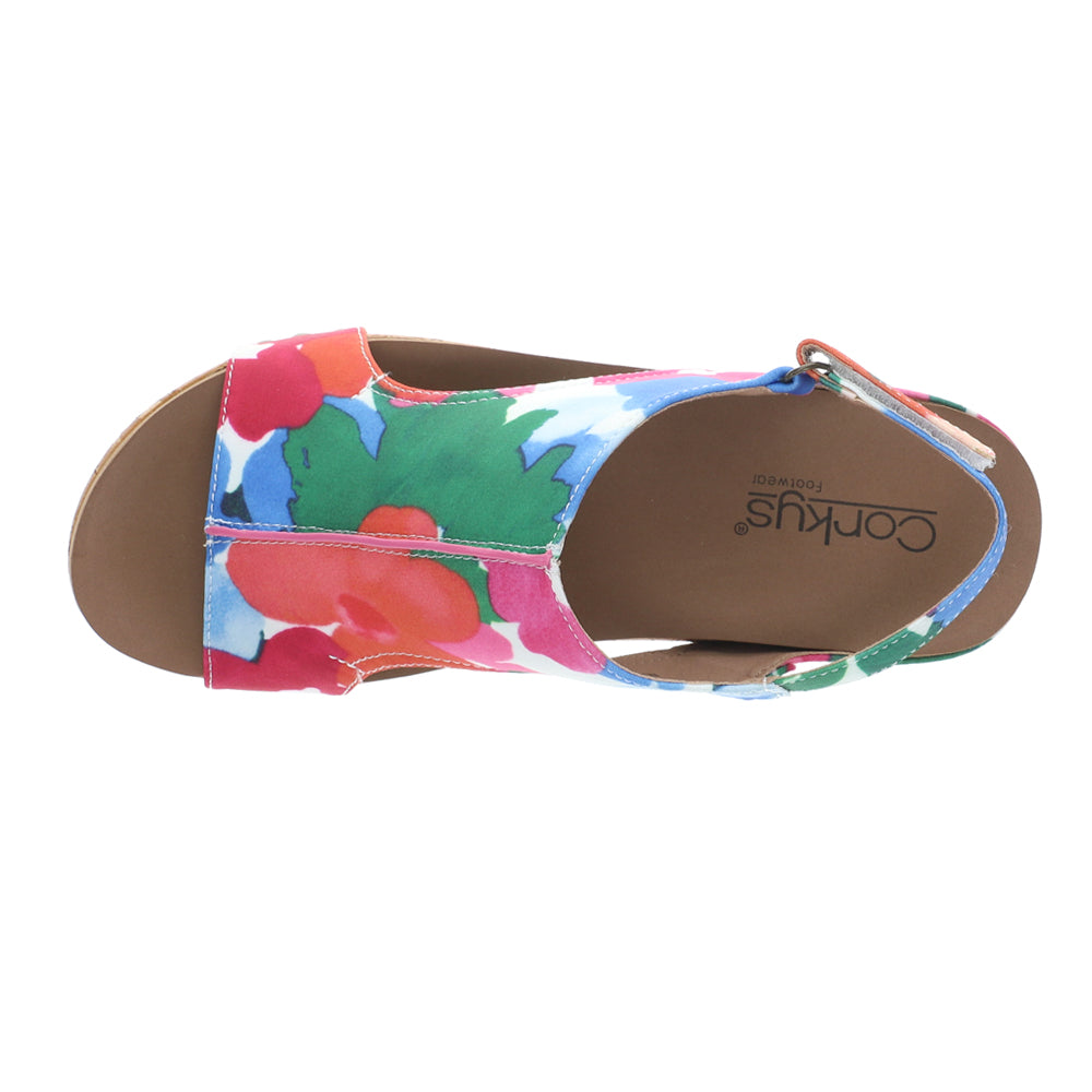 Volta II Floral Studded Slingback Wedge Sandals、mySite、gtrtttuynbv