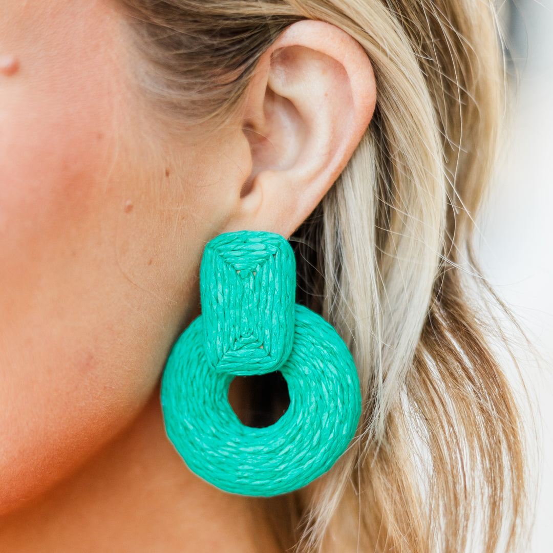  Sunset Silhouette Earrings, Green、mySite、justintrudeaud