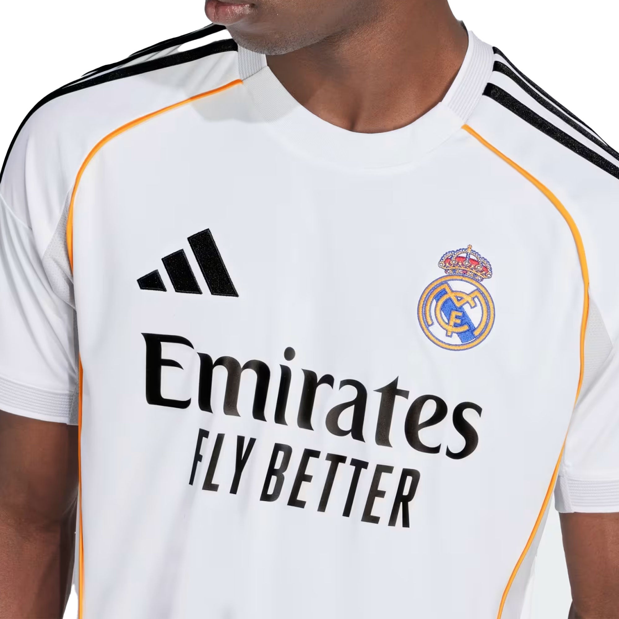 adidas Men's Real Madrid 2025/26 Home Jersey White、mySite、noshort