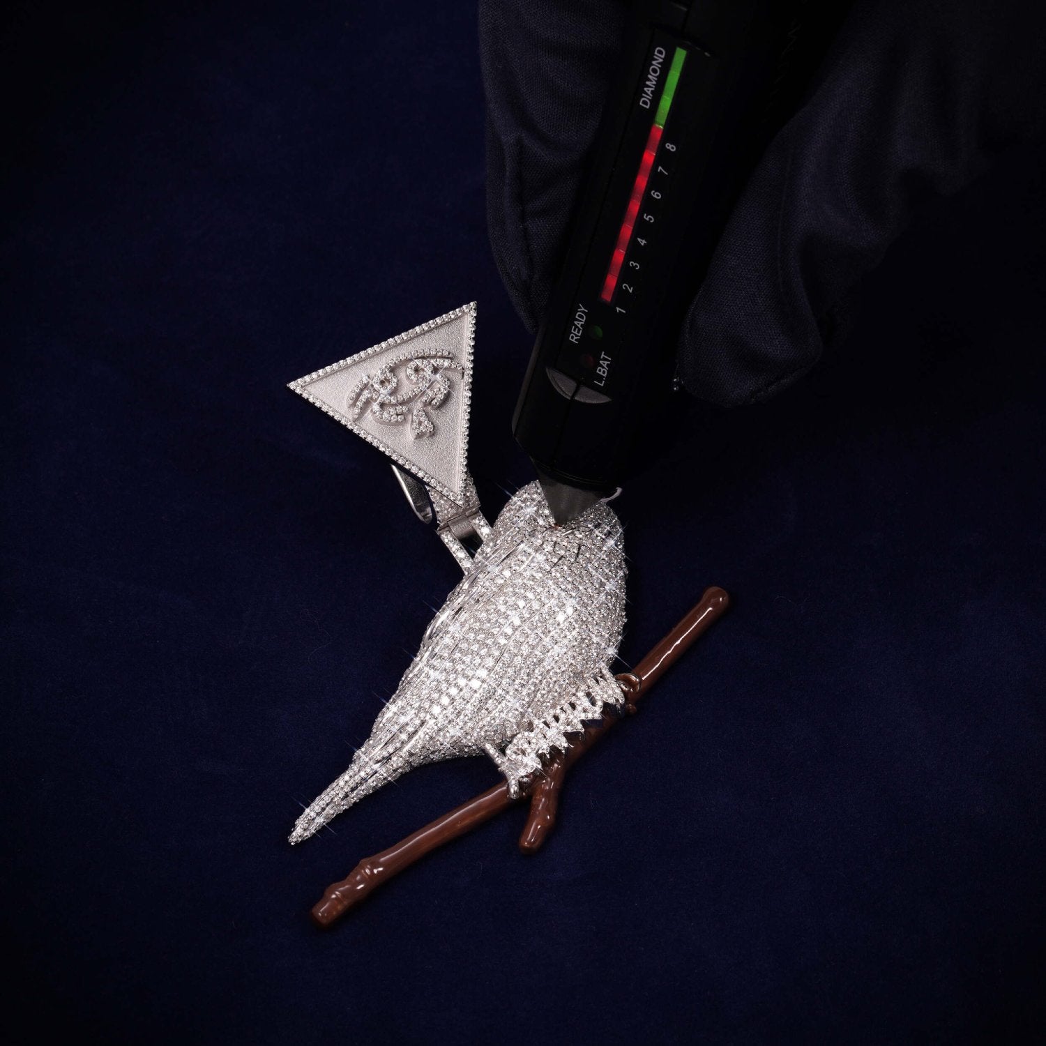 SPARROW Custom Moissanite Pendant 14K Gold、mySite、hinf8tx79