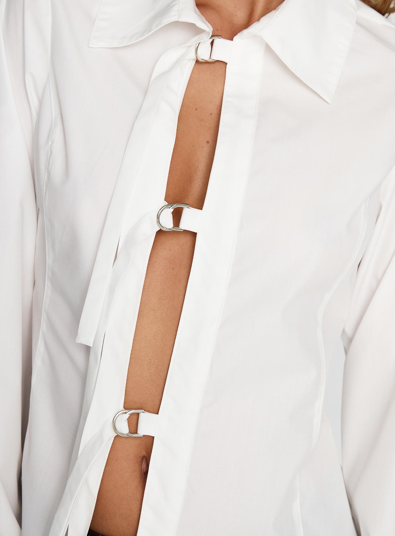 The Temptation Long Sleeve Top White、mySite、solidvoid