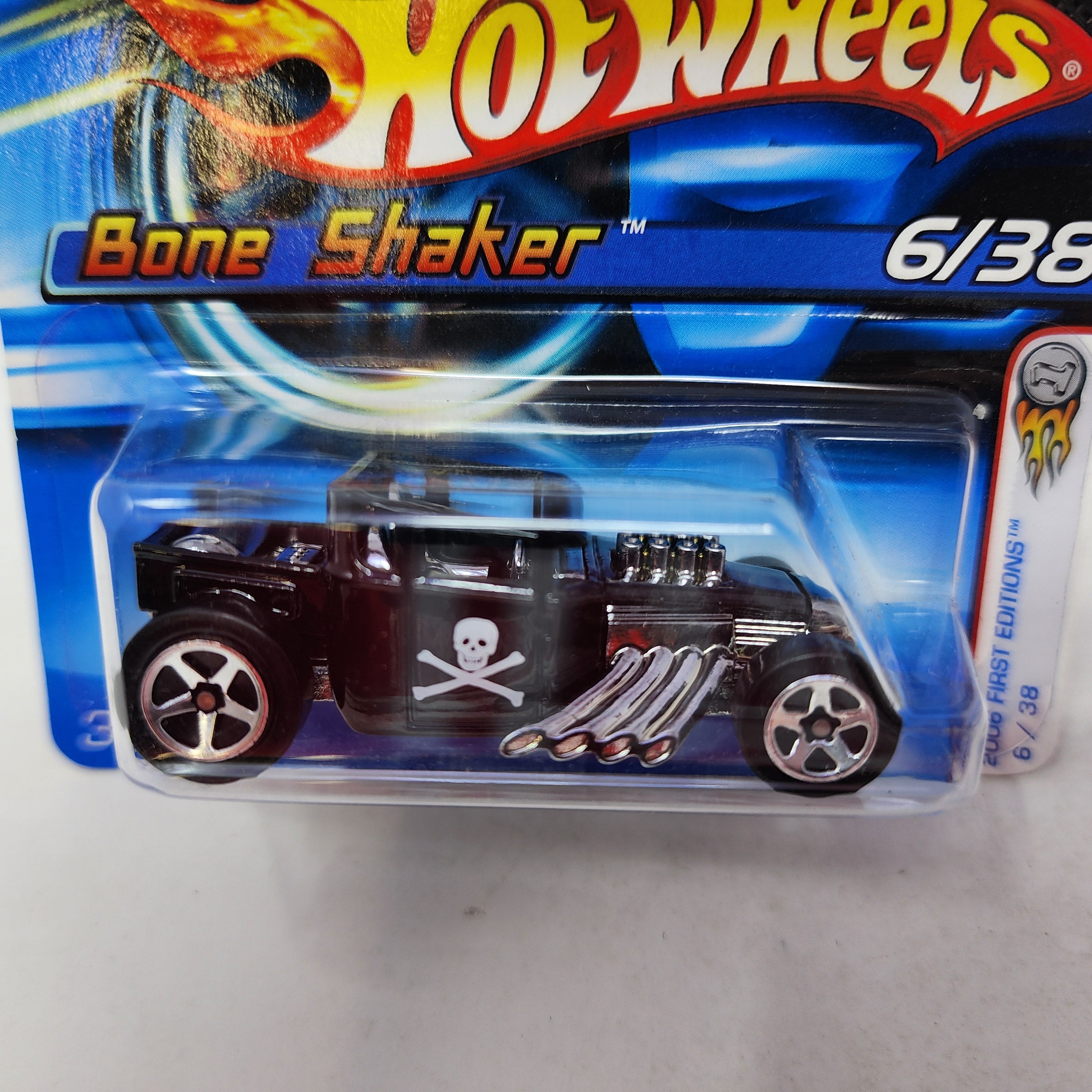Short Card * Bone Shaker #6 * Black * Hot Wheels 2006、mySite、hgirdovlk