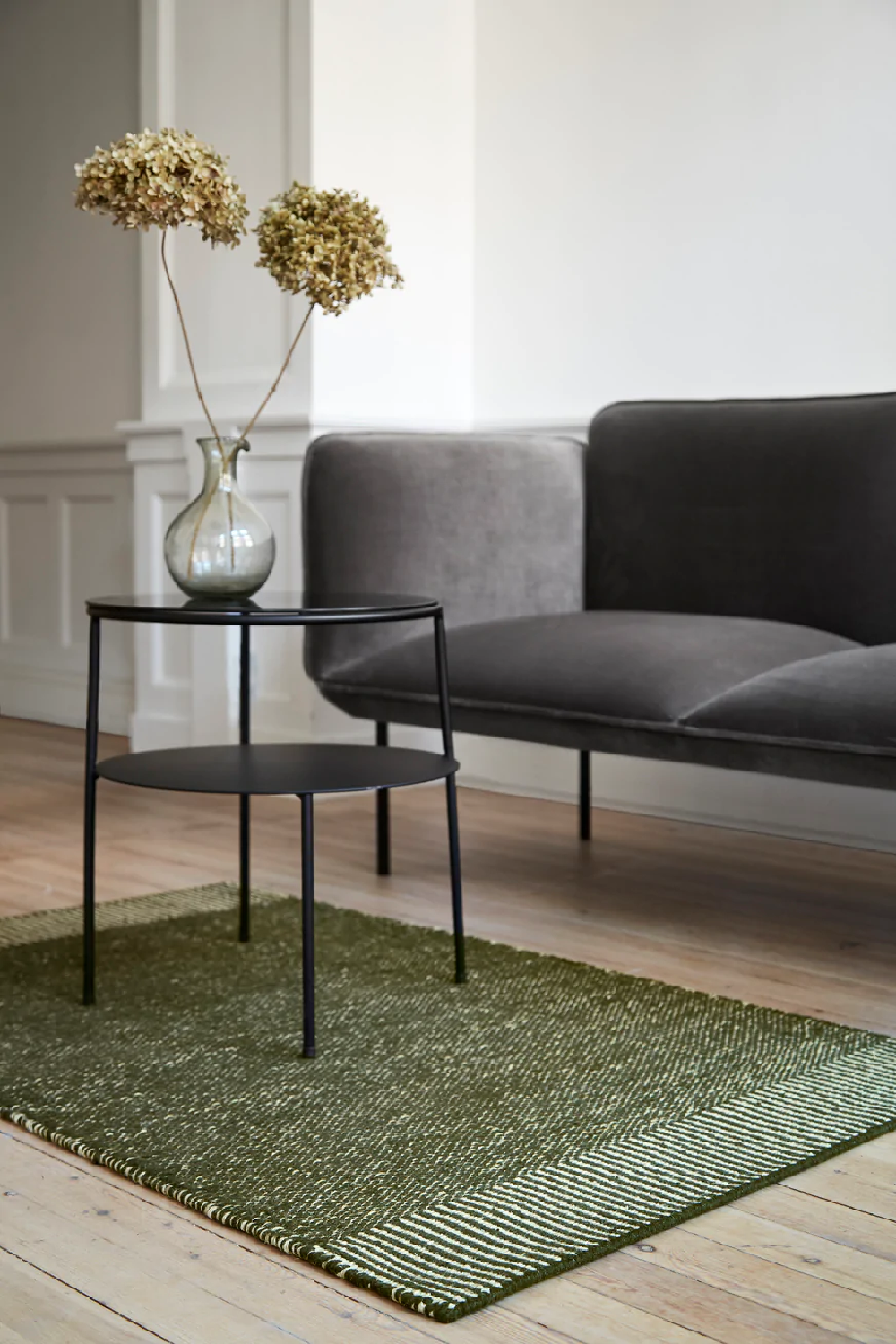 Green Woven Area Rug | WOUD Rombo、mySite、neckold