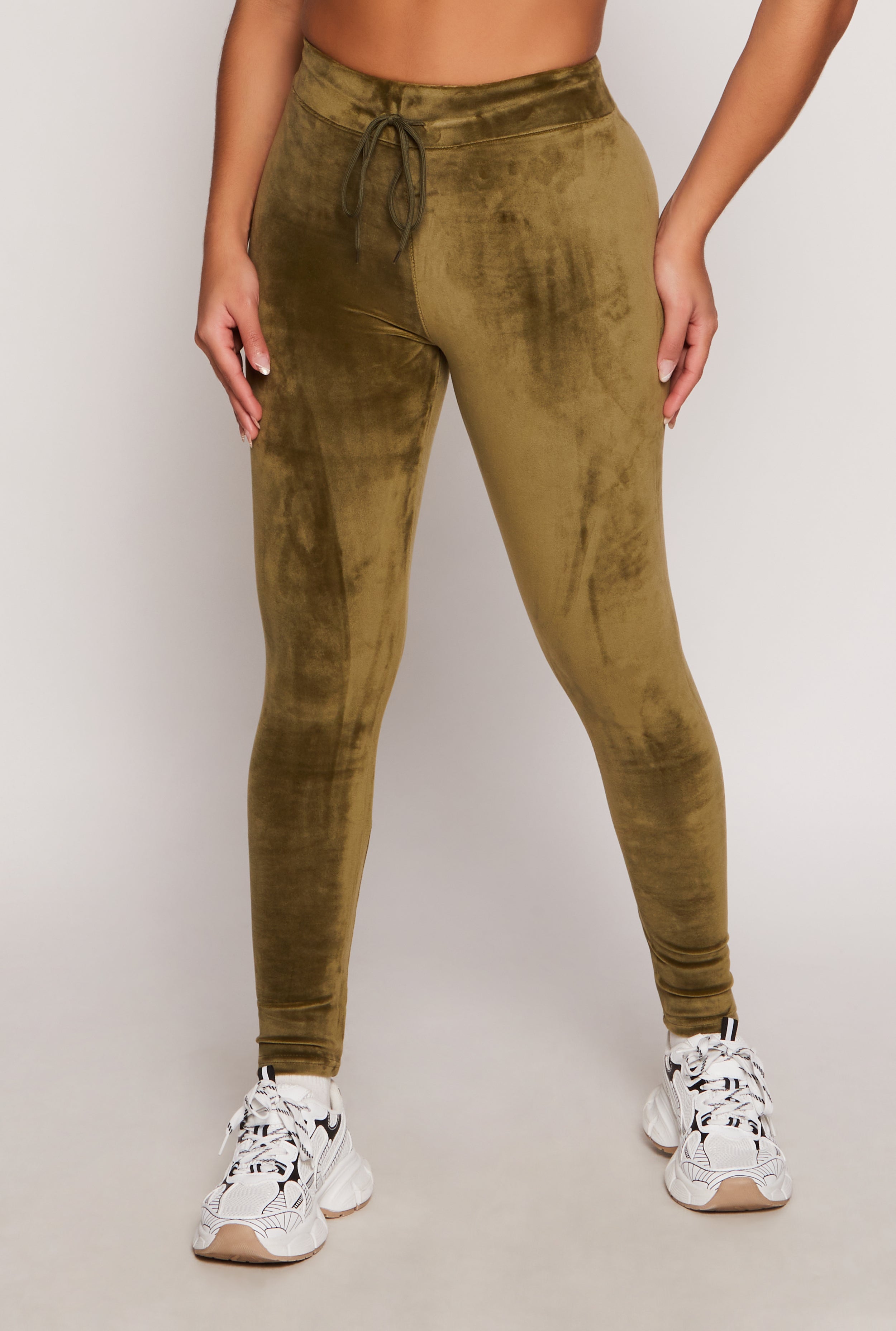 High Waisted Velour Drawstring Pants、mySite、camillekostekn