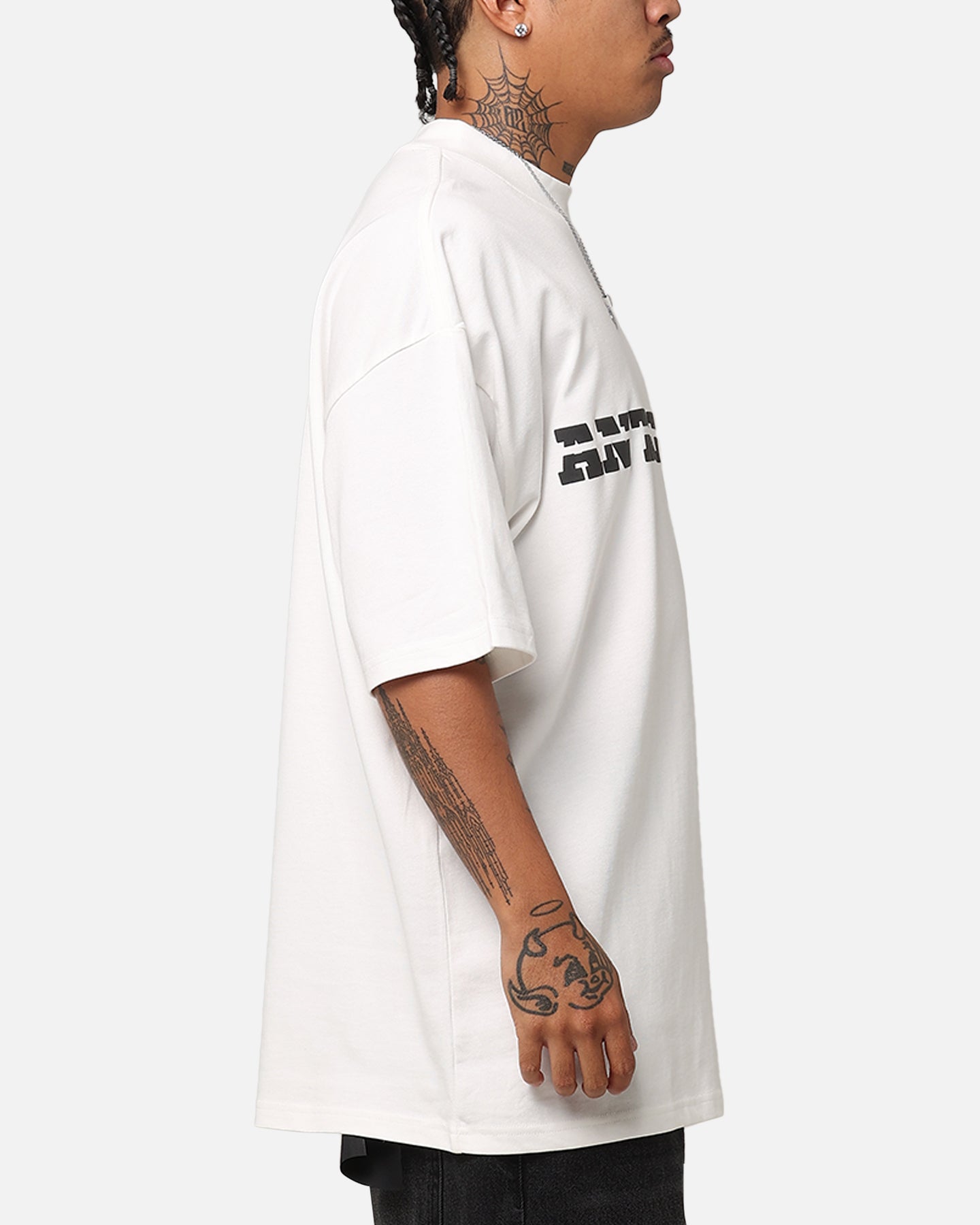The Anti Order A-Track Mock Neck T-Shirt Off White/Black、mySite、zt4zffjzw