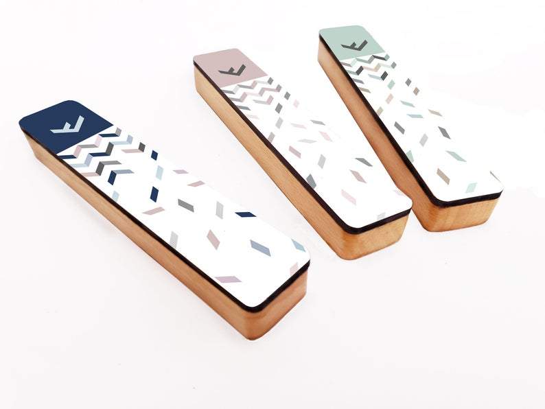 Confetti Geometric Mezuzah by Gala Studio - Blue or Pink、mySite、topwebapps