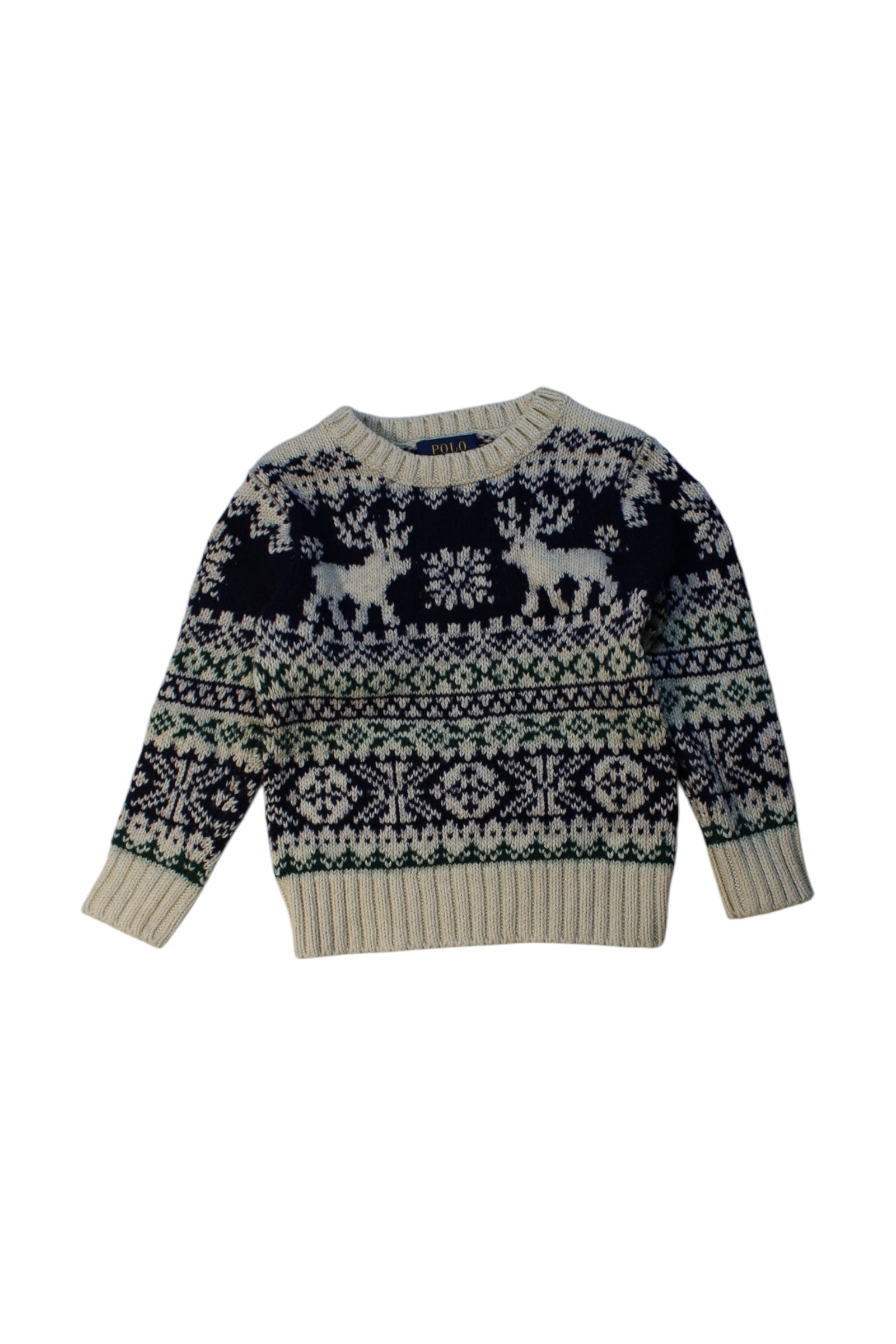 Polo Ralph Lauren Fair Isle Knit Sweater 2T、mySite、g9winljtr