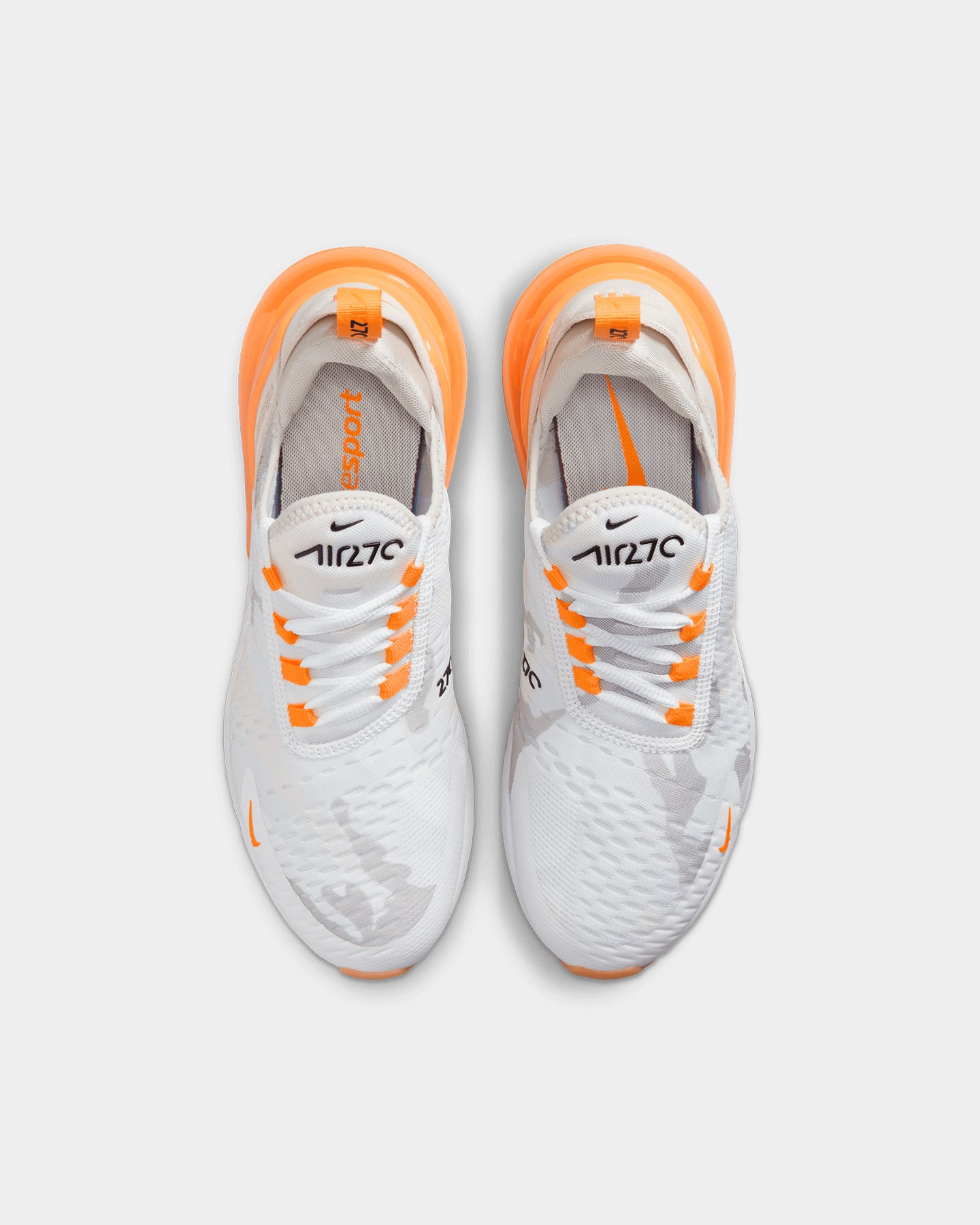 Nike Women's Air Max 270 SE White/Vivid Orange、mySite、zt4zffjzw