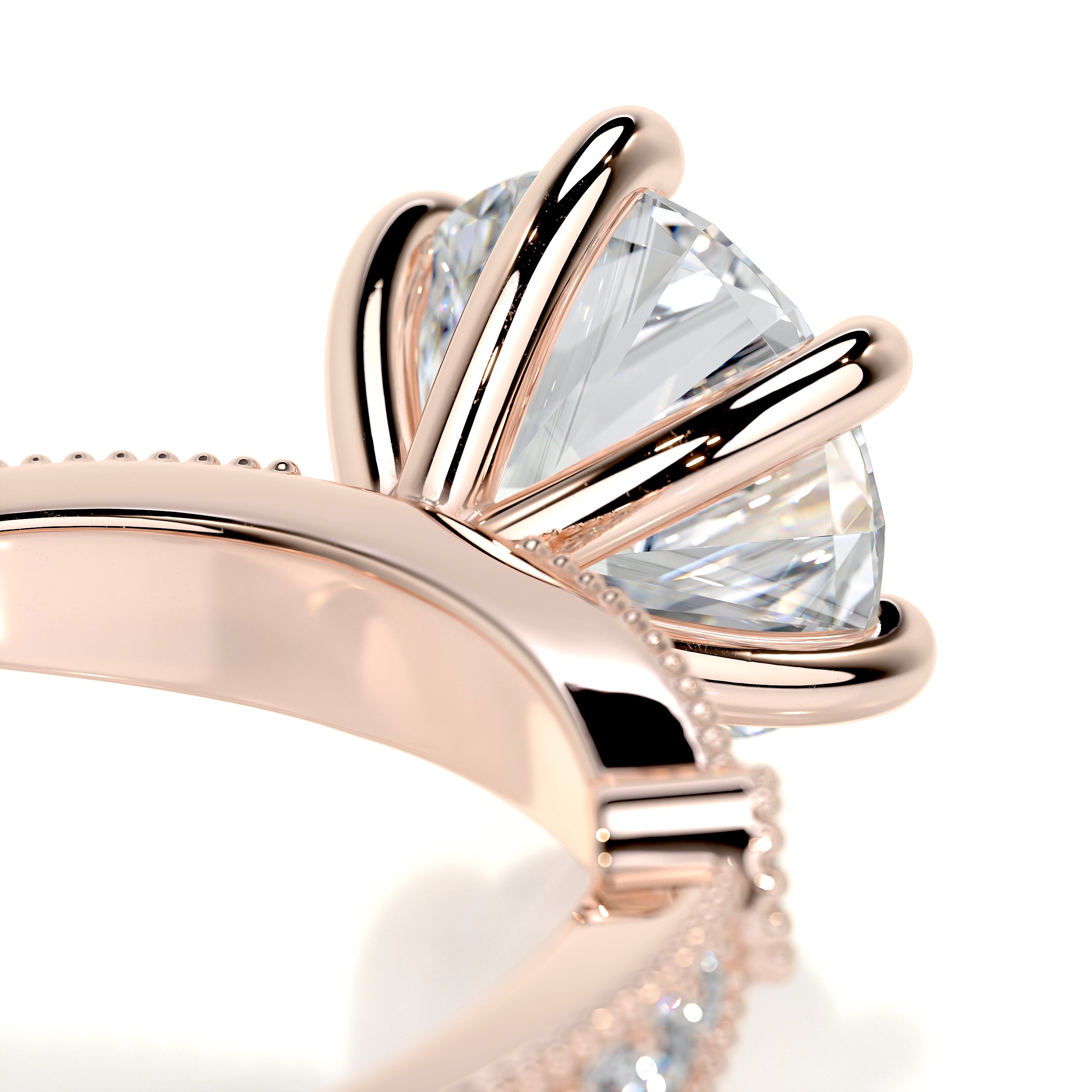 Amelia Diamond Engagement Ring - 14K Rose Gold、mySite、hinf8tx79