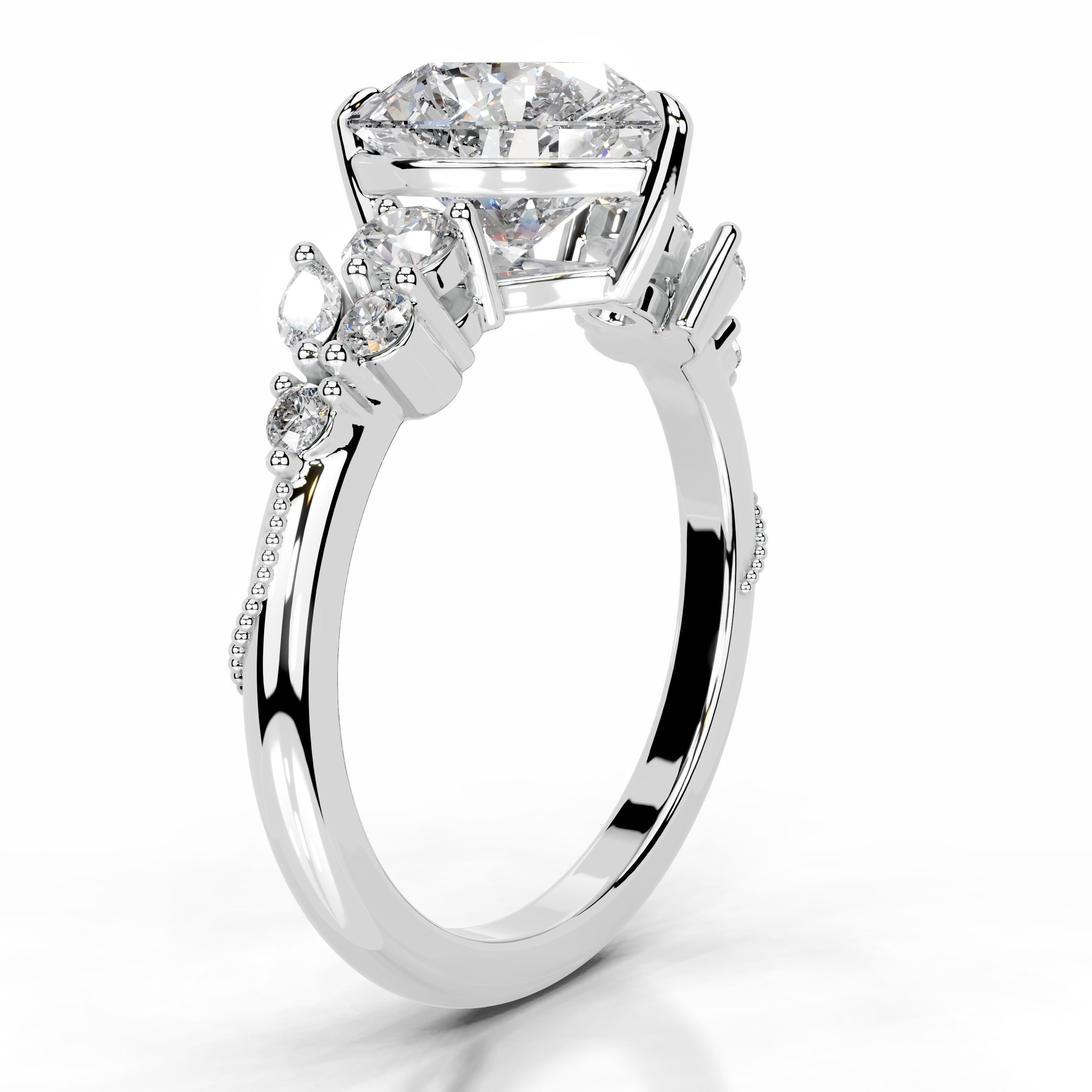Belita Diamond Engagement Ring - Platinum、mySite、hinf8tx79