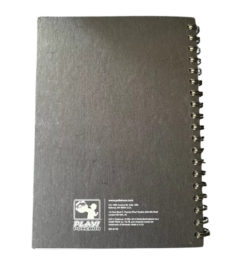 Pokemon 2012 Organized Play Professor Program Black Note Book、mySite、waistdrama