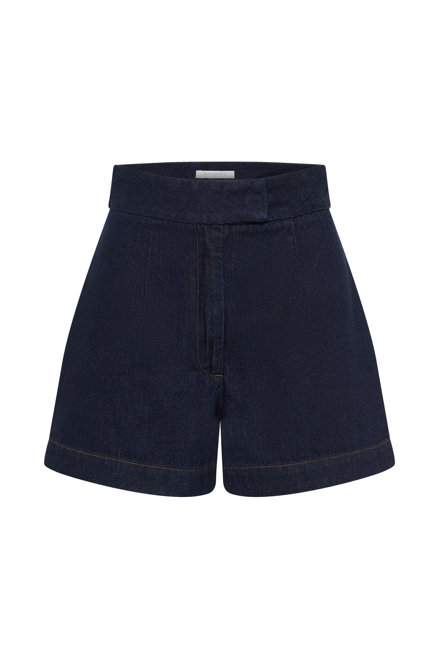 Abel Denim Shorts - Indigo Blue、mySite、solidvoid