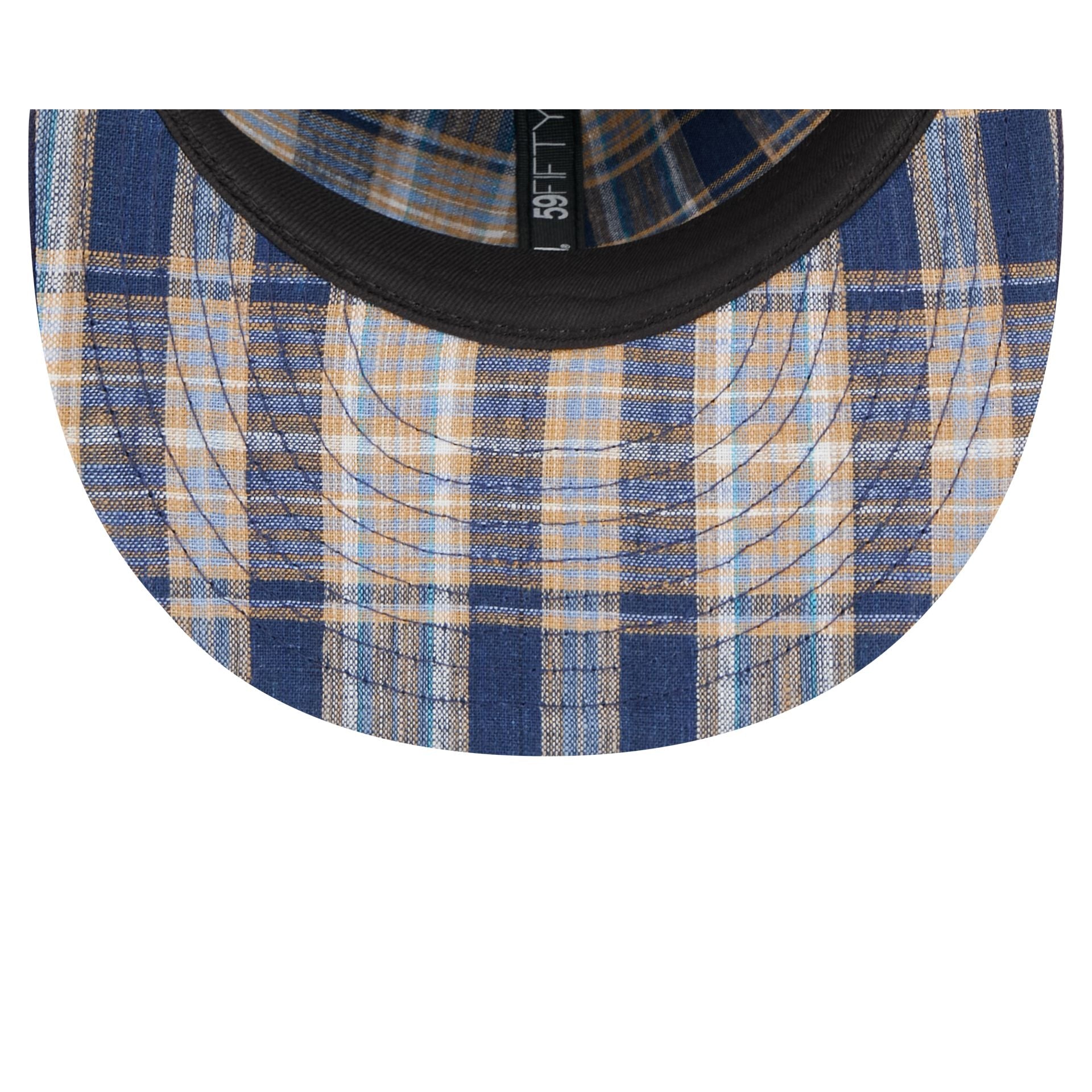 Cleveland Guardians Blue Tartan 59FIFTY Fitted Hat、mySite、vikingsvslions