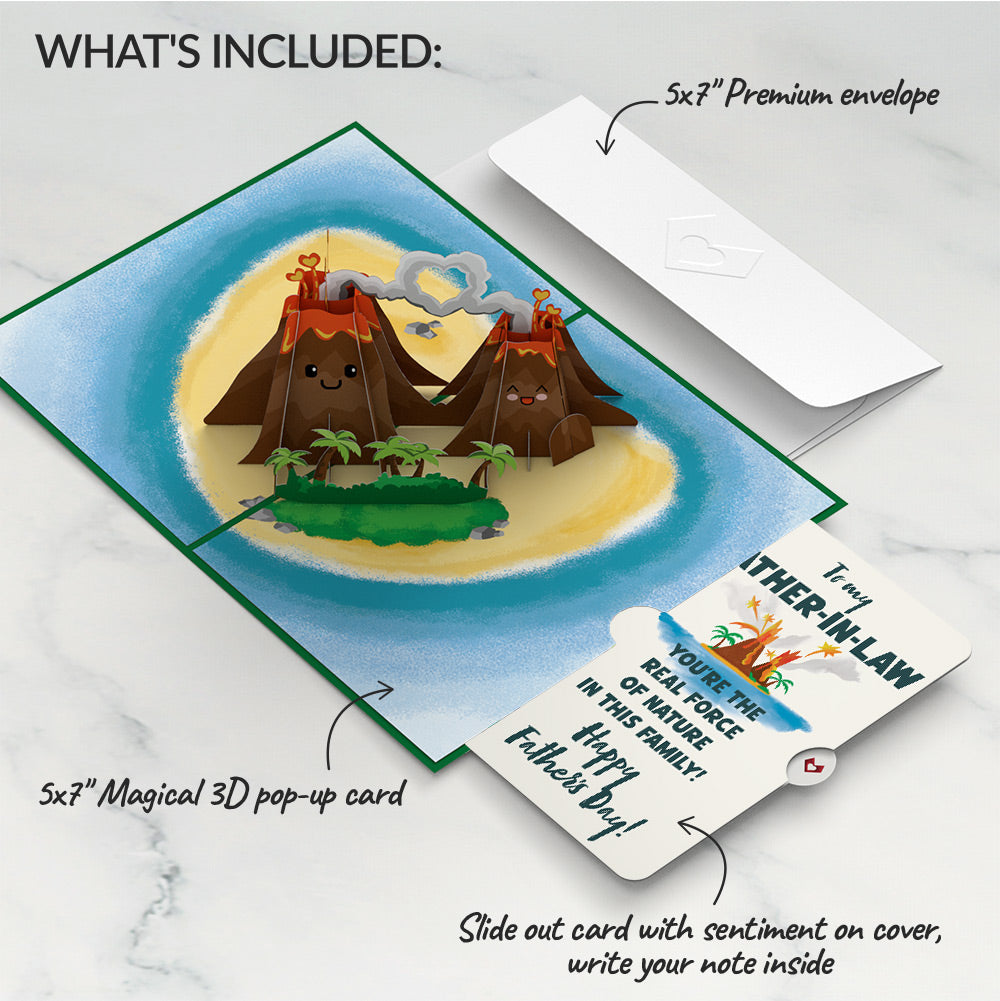 I Lava You Father's Day Pop-Up Card and Sentiment Set for Father-in-law、mySite、solidvoid