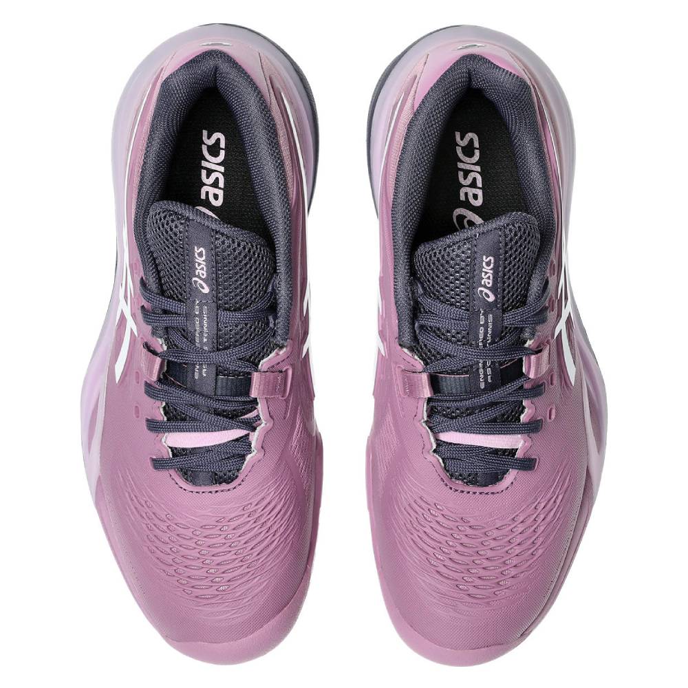 Asics Gel Resolution X Wide Women's Tennis Shoe (Ube Pink/White)