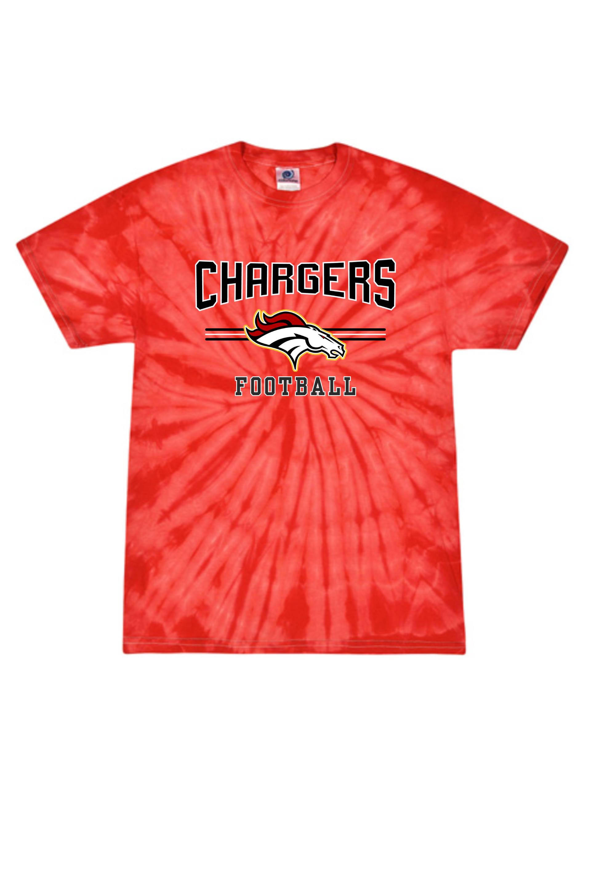 Chargers Football Tie Dye Graphic Tee、mySite、hinf8tx79