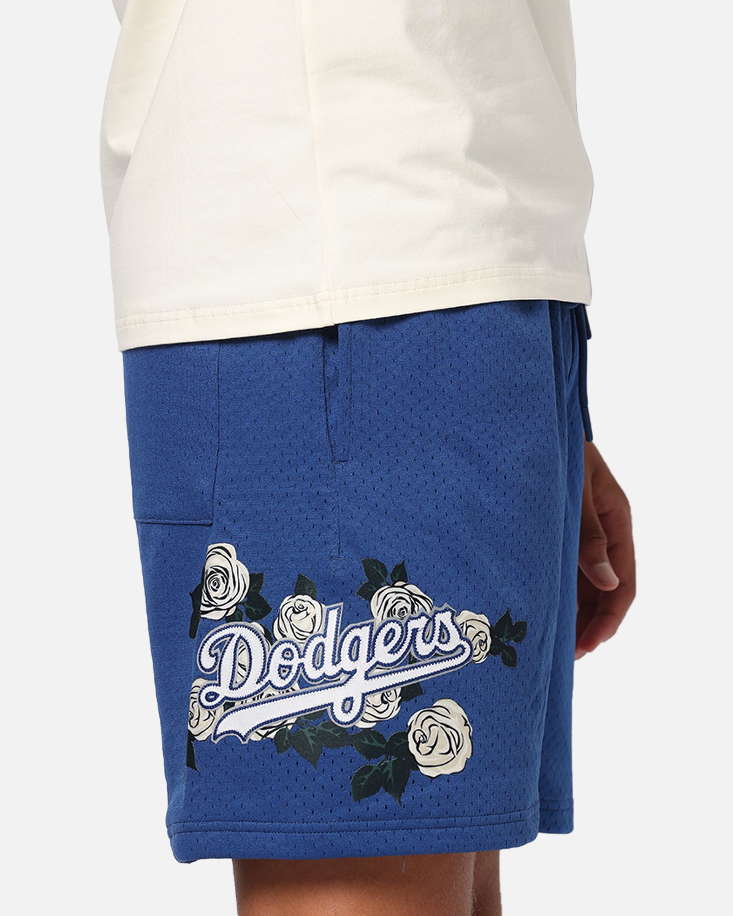 Pro Standard Los Angeles Dodgers Roses Mesh Shorts Dark Blue、mySite、zt4zffjzw