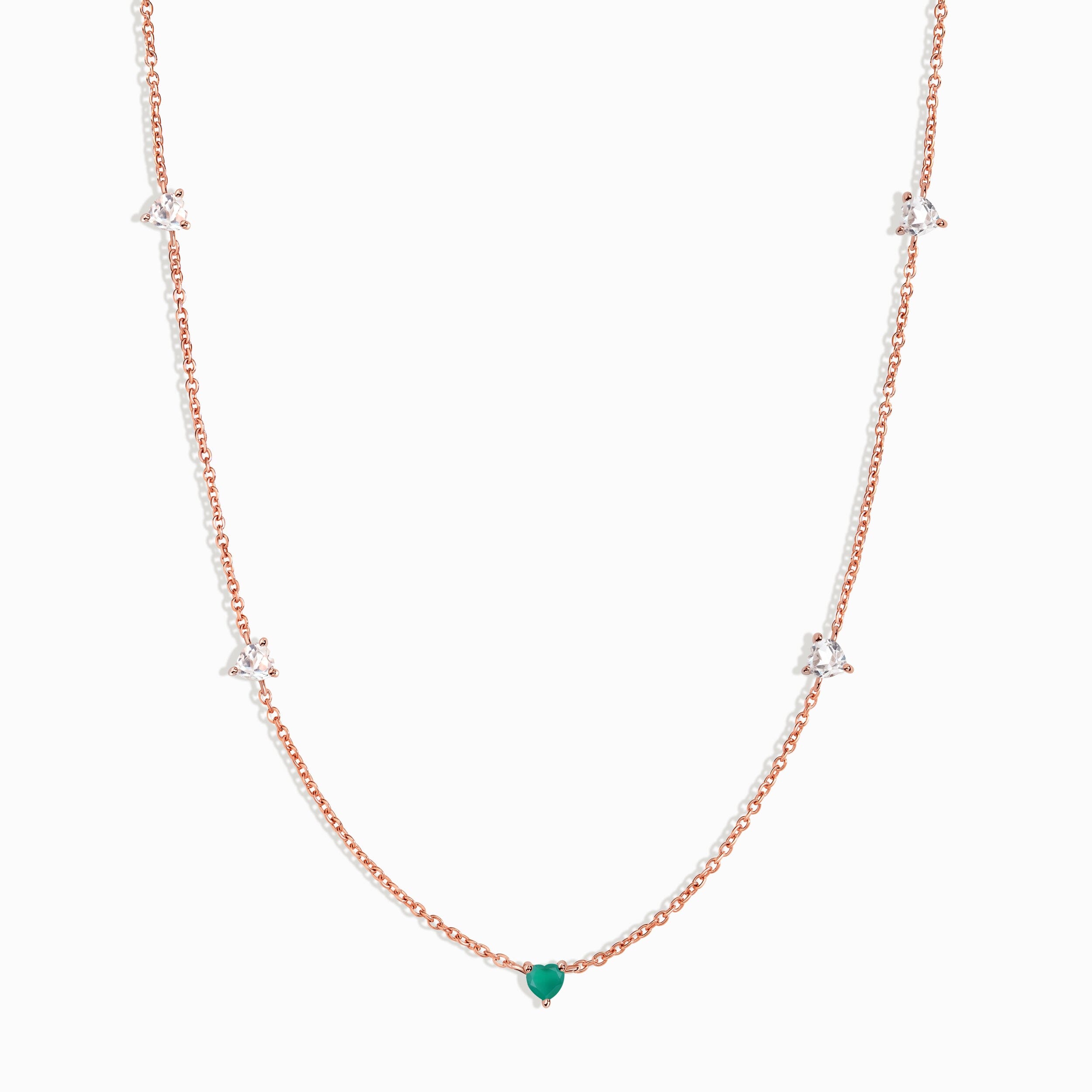 Green Onyx Never Without My Gem Necklace - May Birthstone、mySite、hinf8tx79