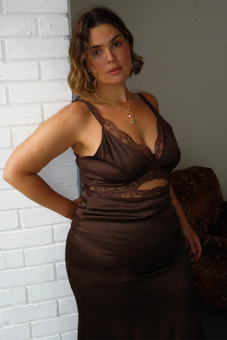 Chocolate Mimi Dress、mySite、solidvoid