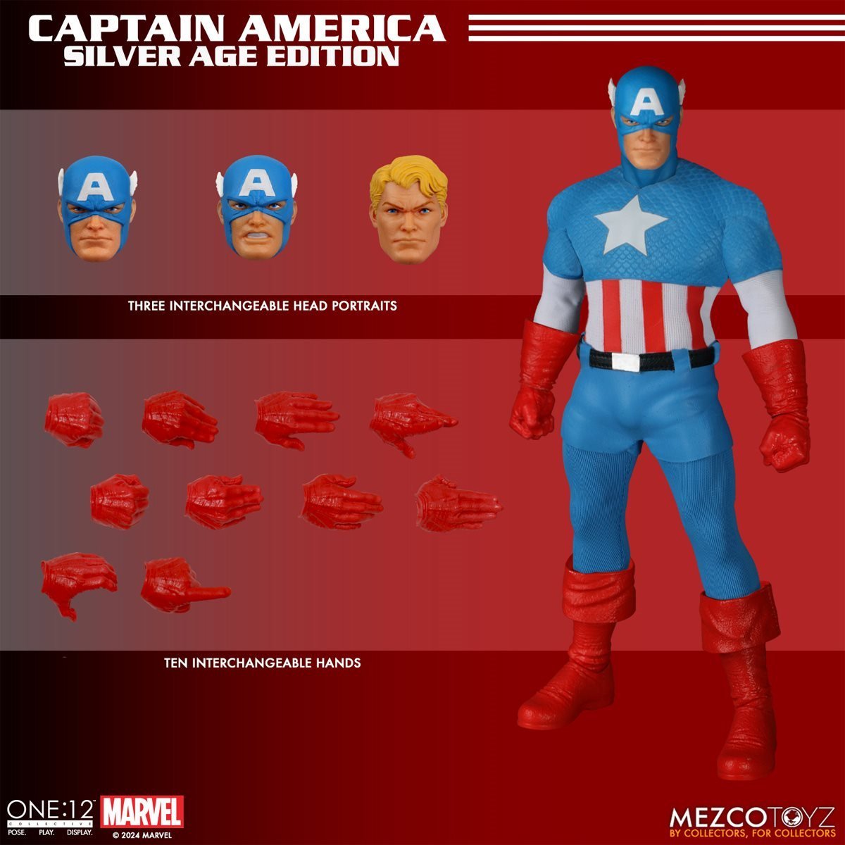 Marvel Comics Mezco One:12 Collective Captain America (Silver Age)、mySite、hgirdovlk