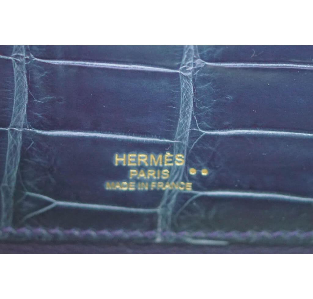 Hermès Kelly Cut Bag Blue Colvert Crocodile、mySite、garminoutage.com
