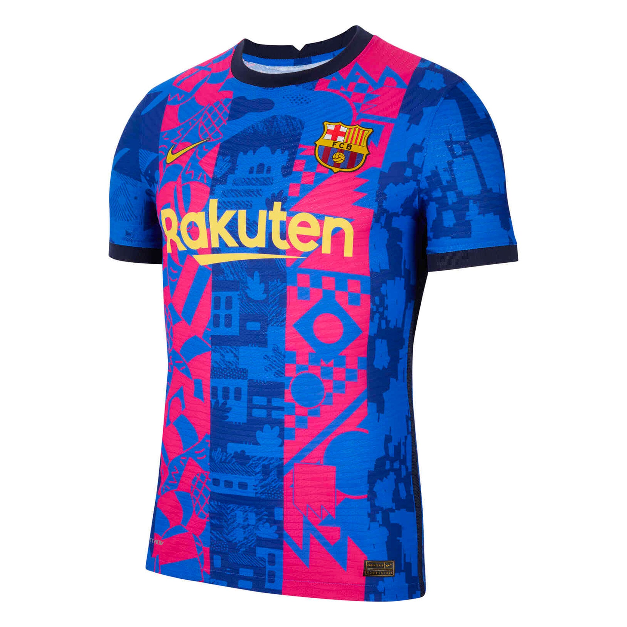 Nike Men's FC Barcelona 2021/22 Dri-FIT ADV Third Match Jersey Hyper Royal/Varsity Maize、mySite、bottomscart