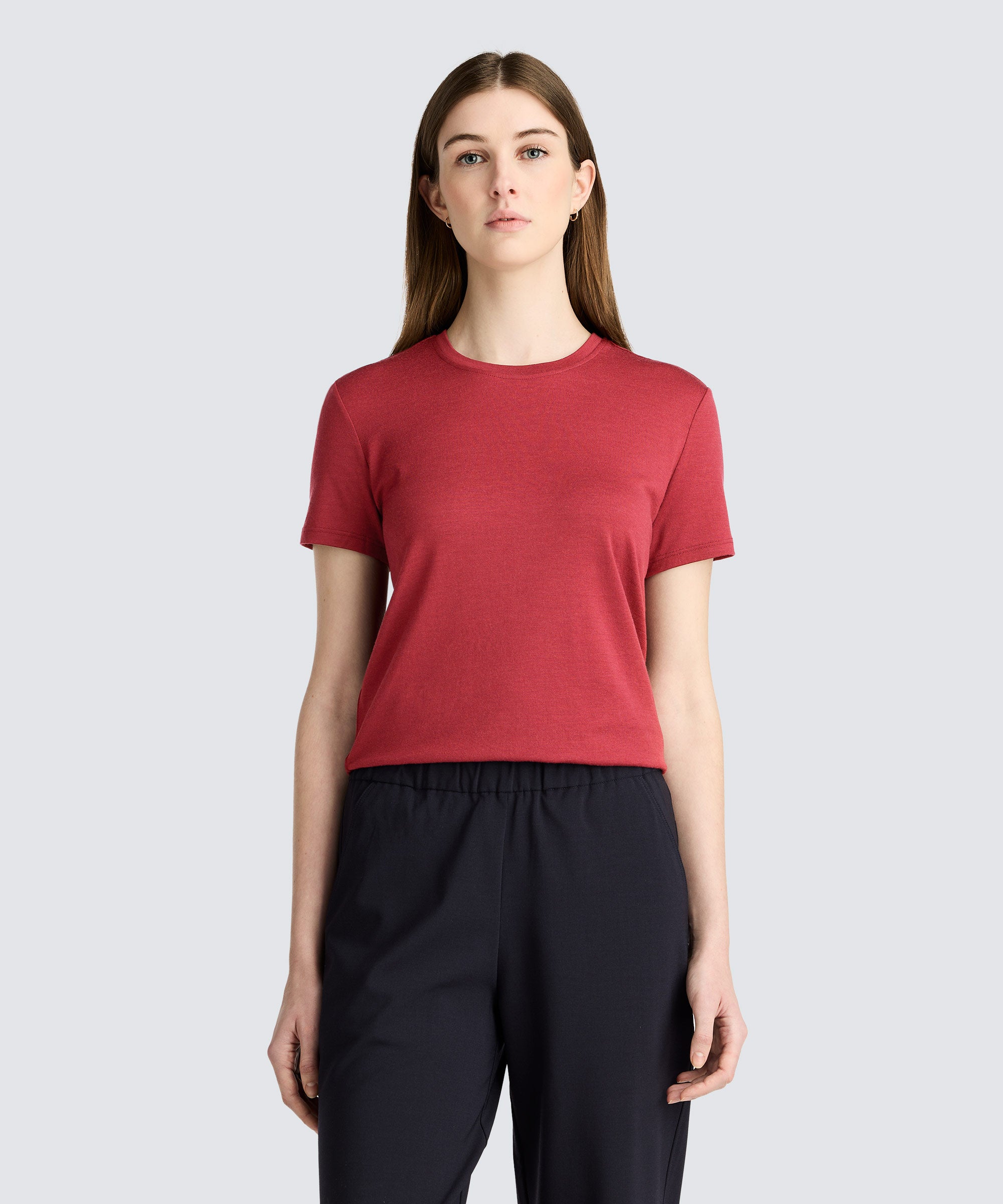 Women's Merino Crew Neck T-Shirt、mySite、noshort