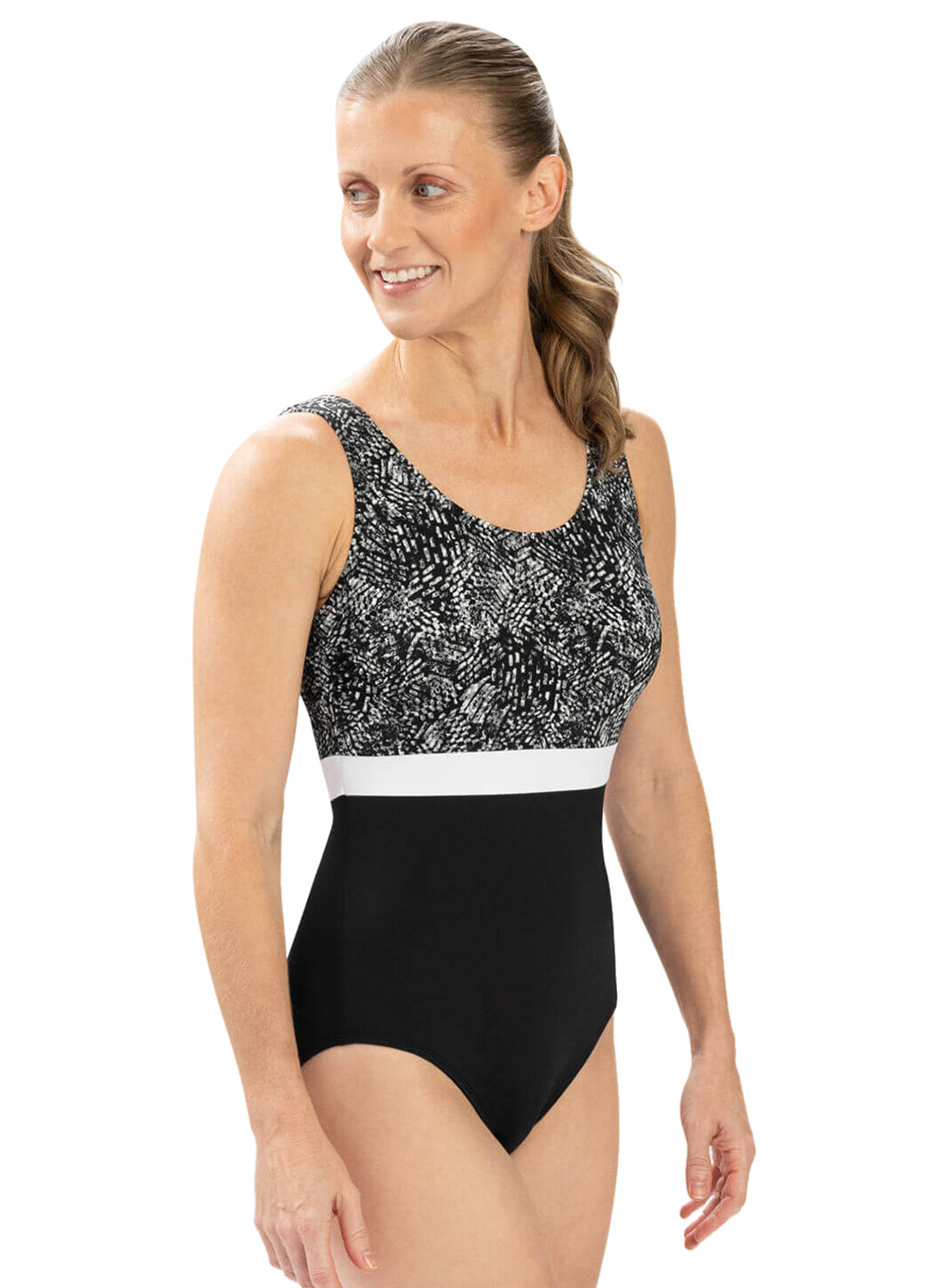 Dolfin Women's Aquashape Print Moderate Scoop Back One Piece Swimsuit、mySite、noshort