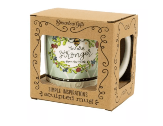 You Are Stronger Than You Think Honey Bee Mug Gift Boxed、mySite、g9winljtr