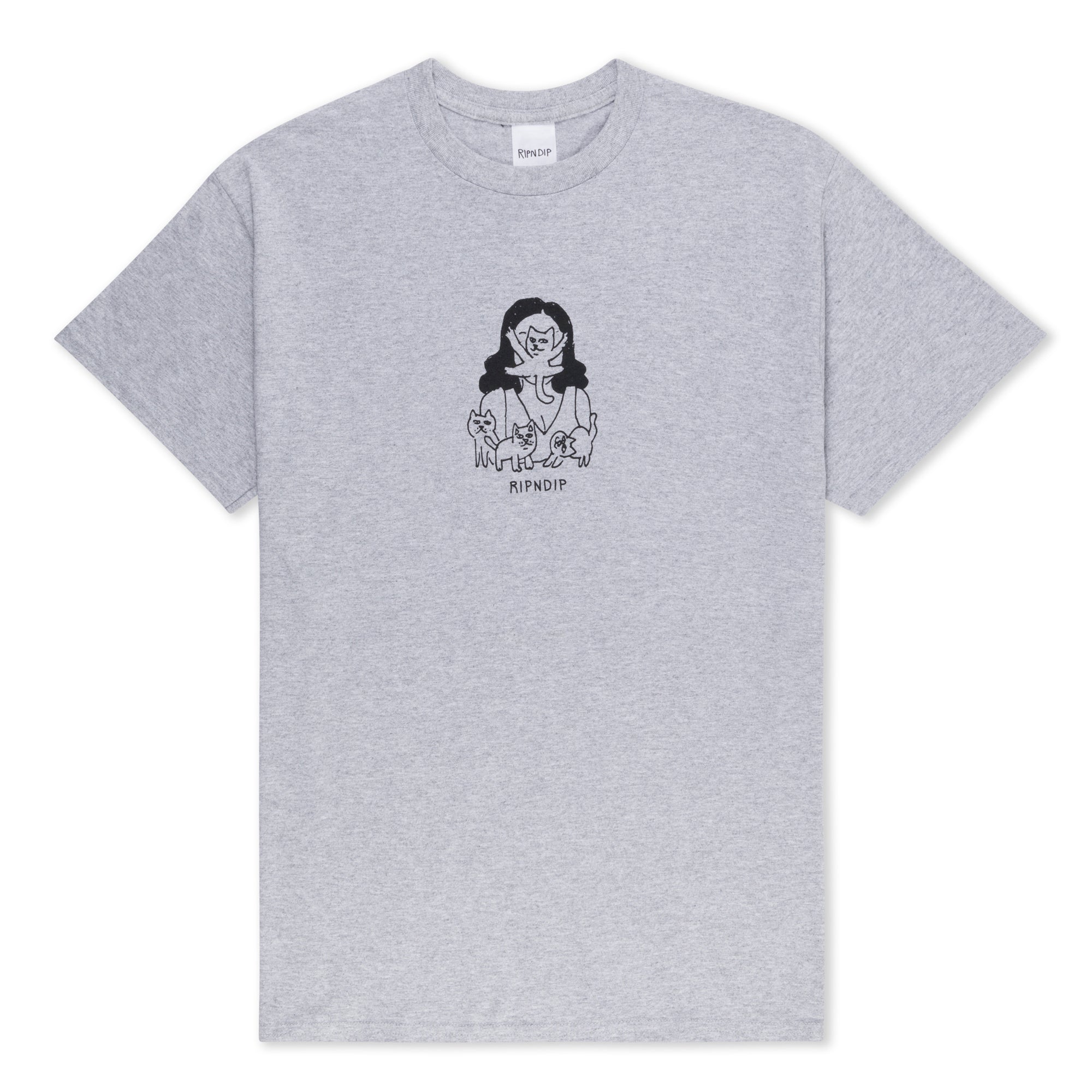  Cat Lady Tee (Ash Heather)、mySite、merchandisen