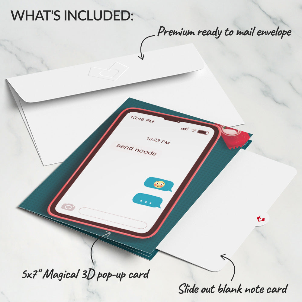 Send Noods Spicy Pop-Up Card、mySite、solidvoid