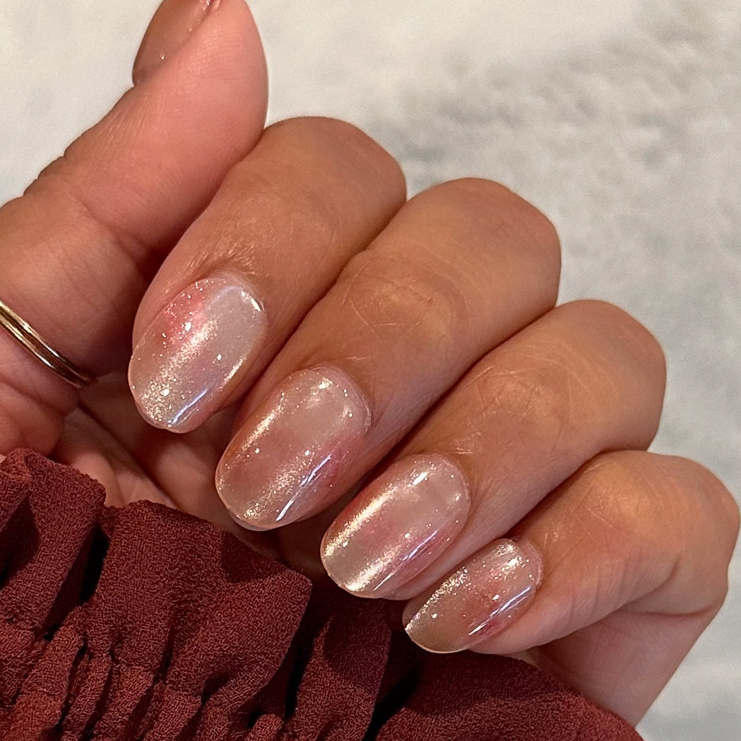 Velvet KAG - Press-On | Extra Short | Round、mySite、solidvoid