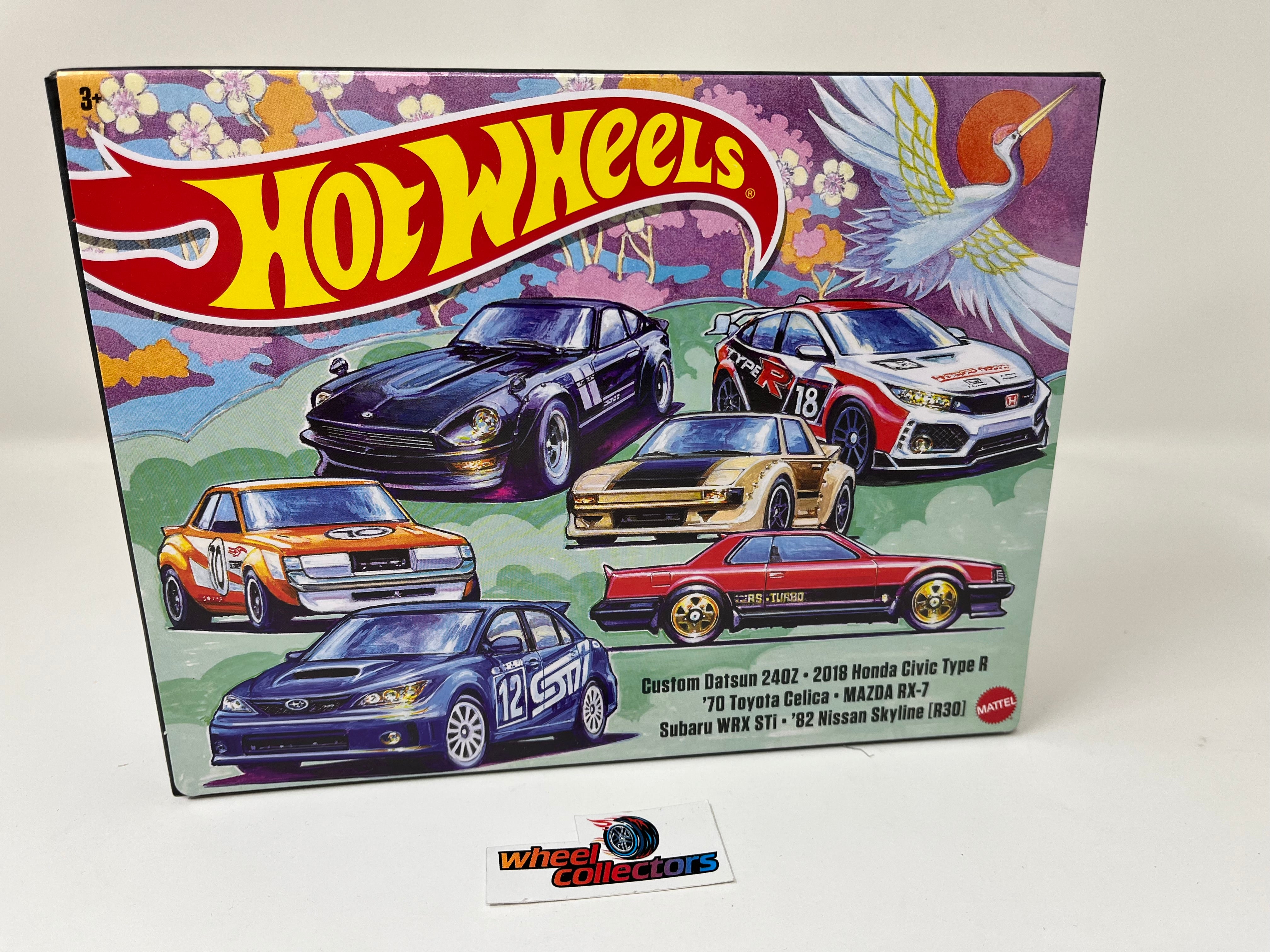 6 Pack IMPORT Cars * 2022 Hot Wheels IMPORT Cars Case E、mySite、hgirdovlk