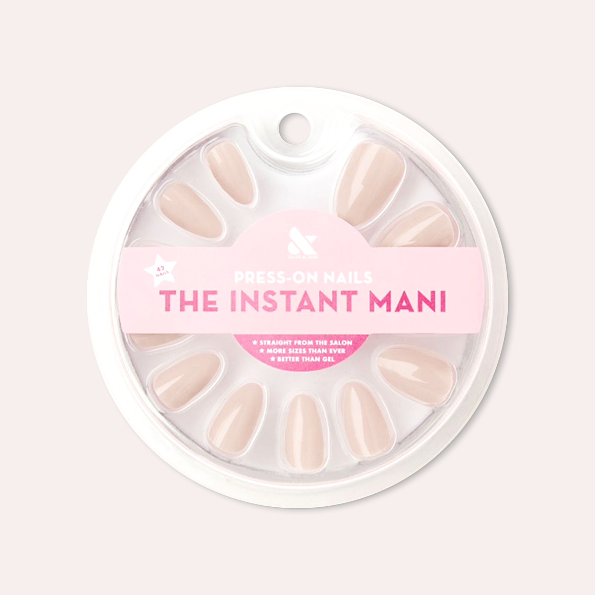 CDJ - Press-On | Medium | Almond - Part of Set、mySite、solidvoid