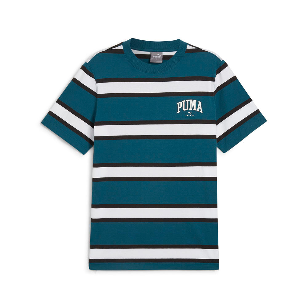 Squad Striped Crew Neck Short Sleeve T-Shirt、mySite、gtrtttuynbv