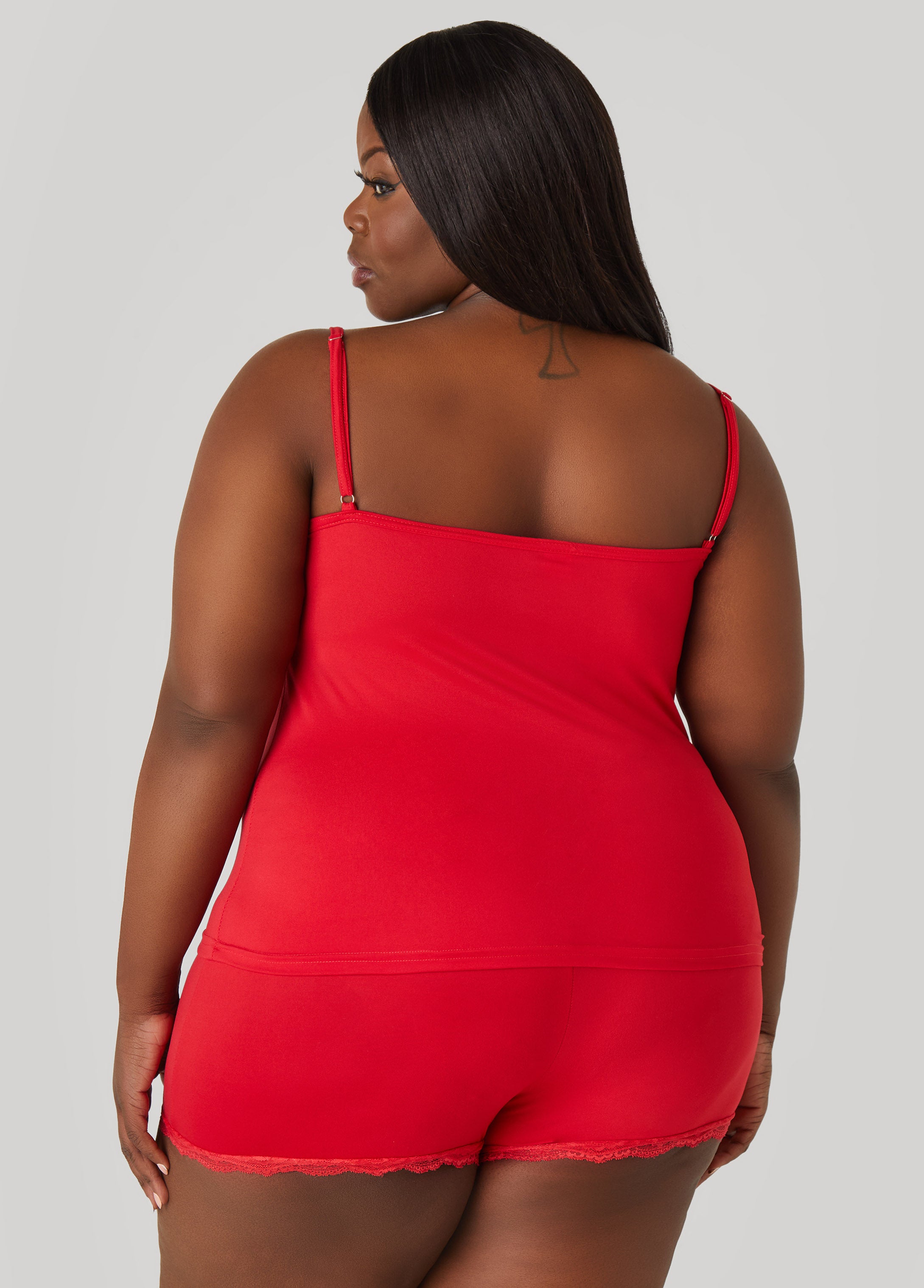 Love To Sleep Lace Trimmed 3 Pc Set、mySite、bengalsvssteelers